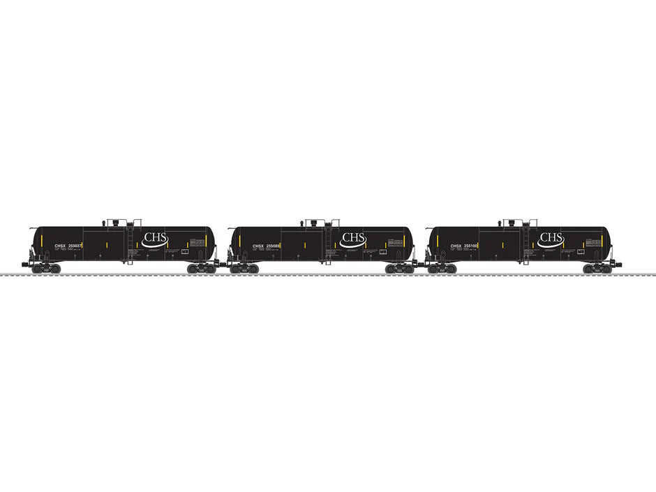 CHS Ethanol Tank Car 3 Pack B (not shown) | O Scale