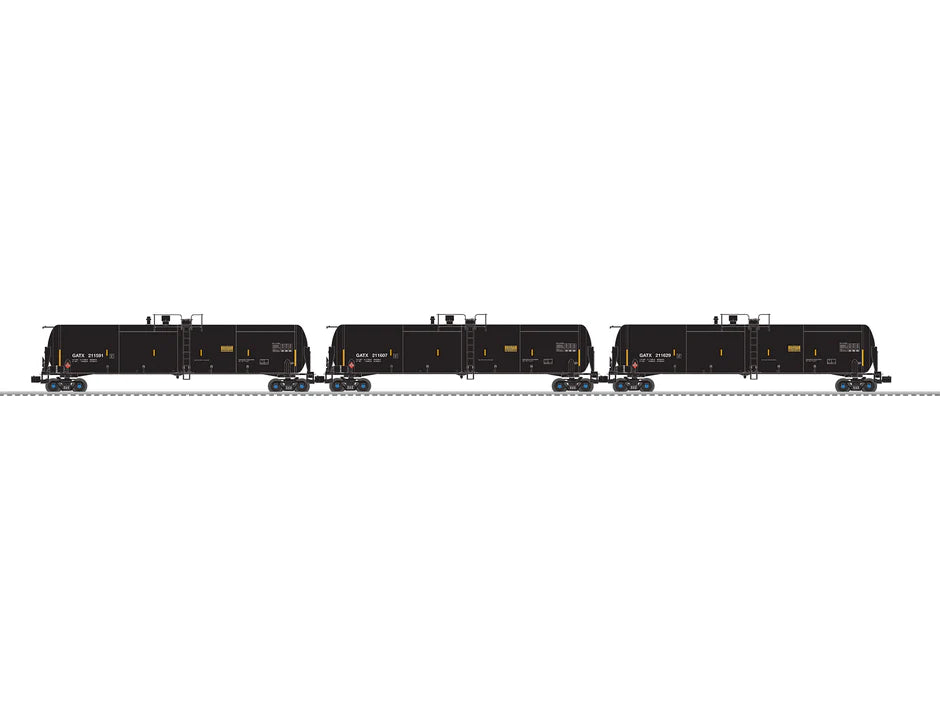 GATX Ethanol Tank Car 3 Pack B (not shown) | O Scale