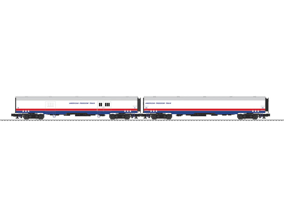 American Freedom Train Support Car 2 Pack | O Scale