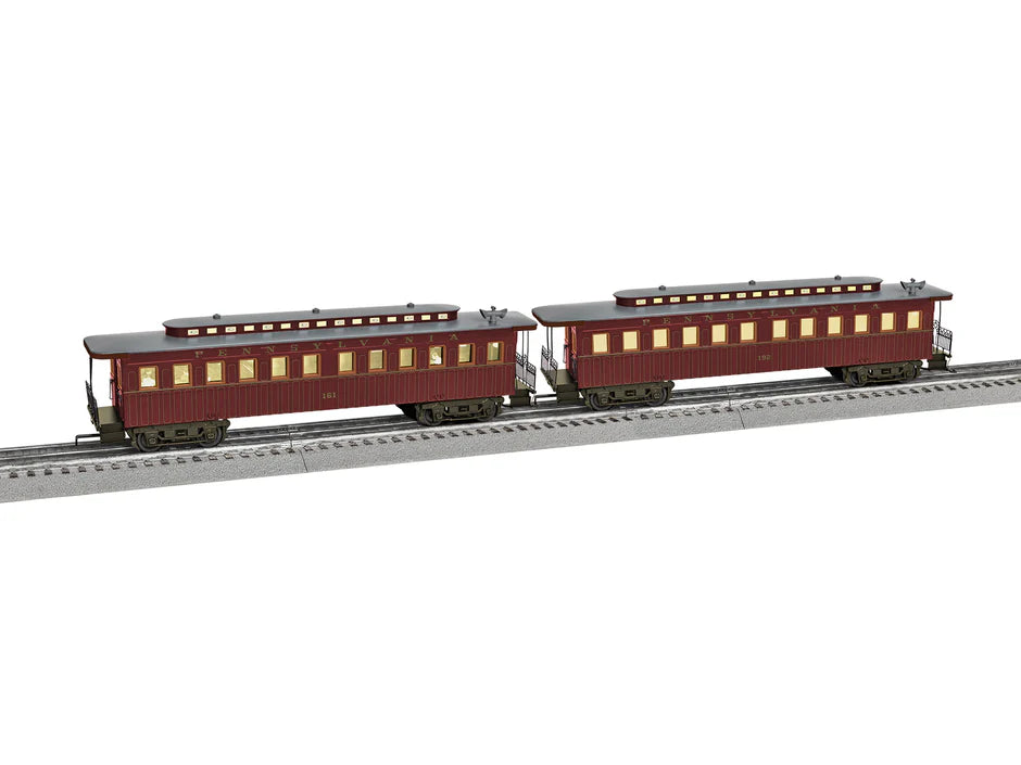 Pennsylvania 1860s Coach 2 PACK w/sound | O Scale