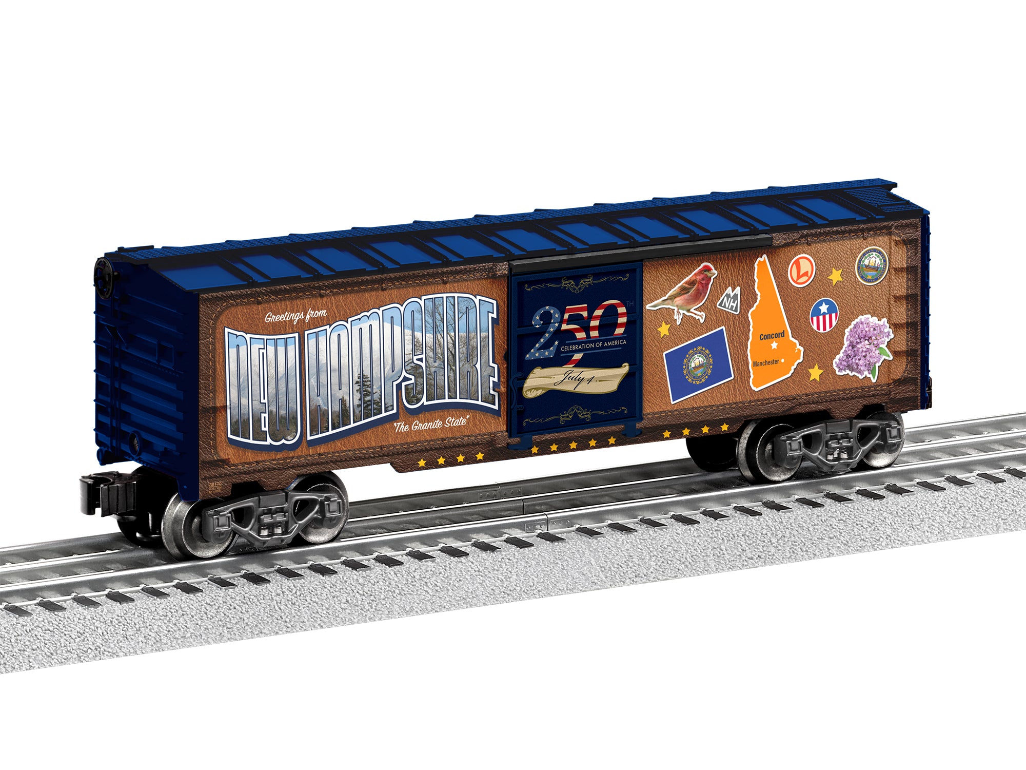 Lionel New Hampshire MUSA Boxcar | O Scale