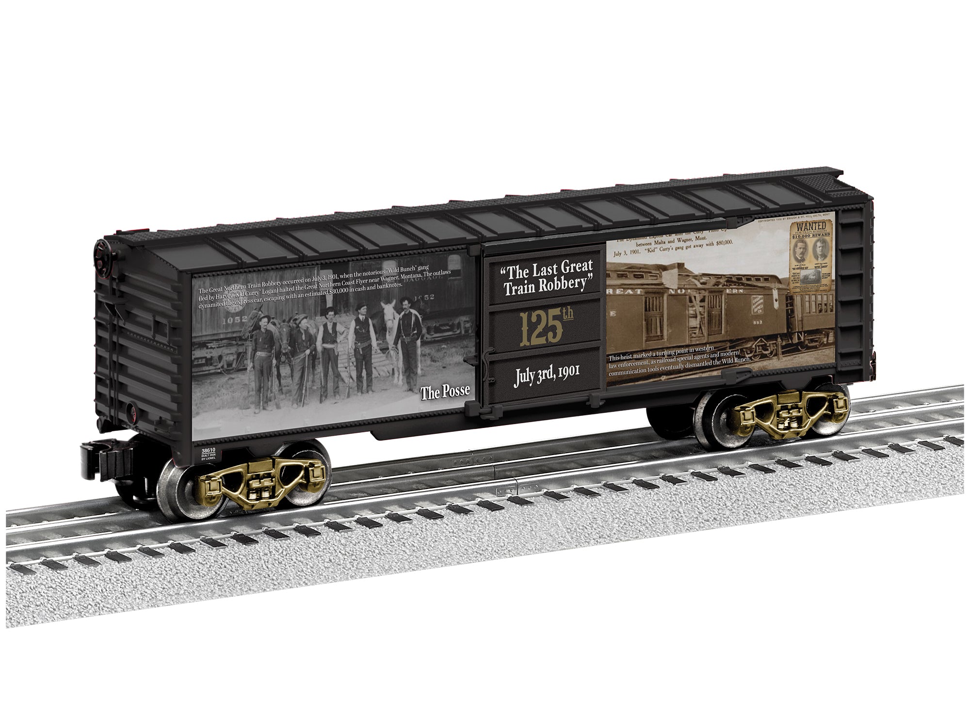 Lionel Butch Cassidy & Sundance Kid Train Robbery 125th Anniv. MUSA Boxcar | O Scale