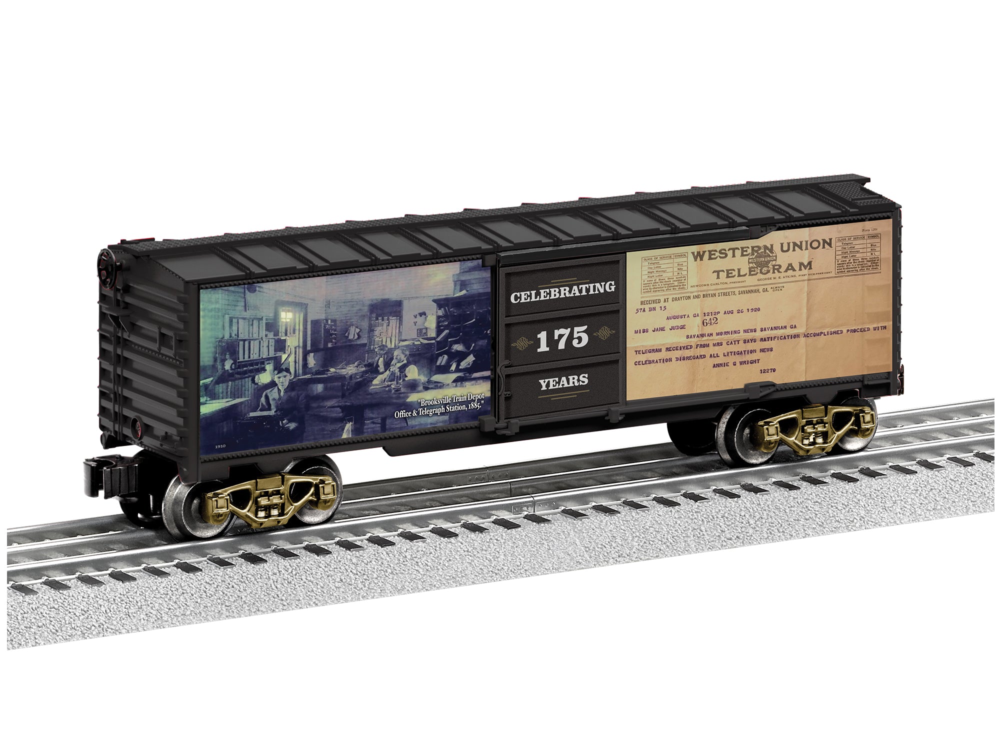 Lionel Introduction of Telegraphs 175th Anniversary MUSA Boxcar | O Scale