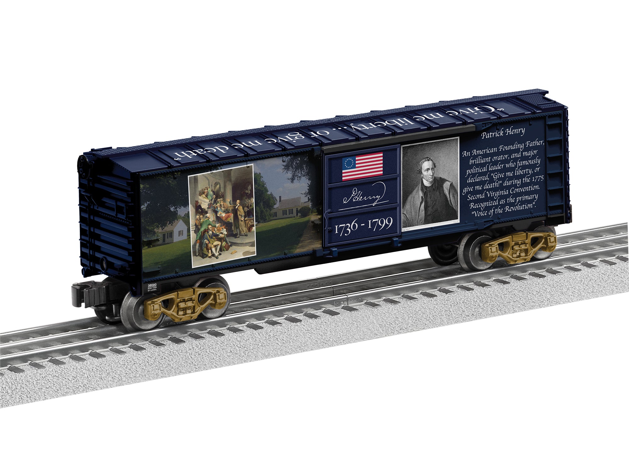 Lionel Patrick Henry MUSA Boxcar | O Scale