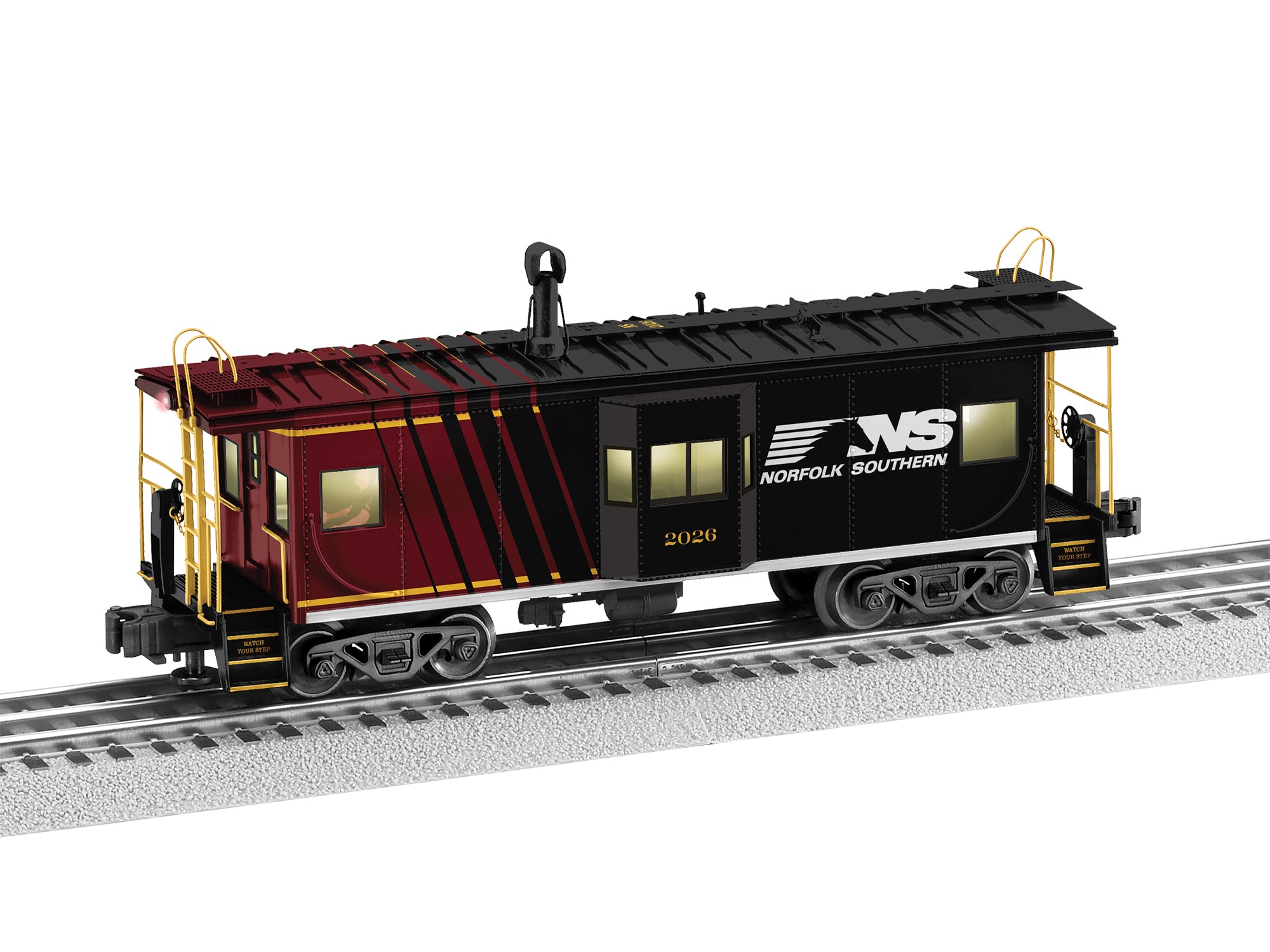 Lionel Norfolk Southern "Landmark" Bay Window Caboose | O Scale