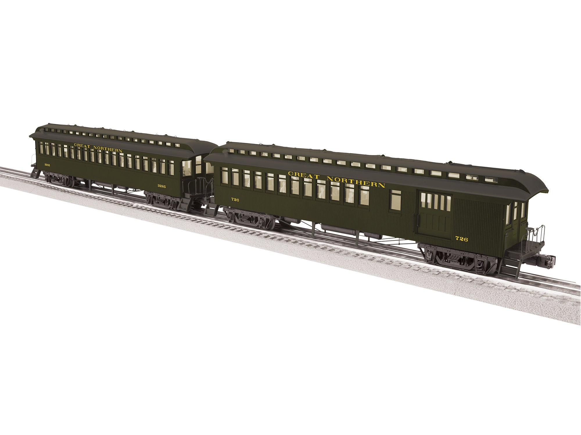 Lionel Great Northern Wood Passenger Two-Pack B | O Scale