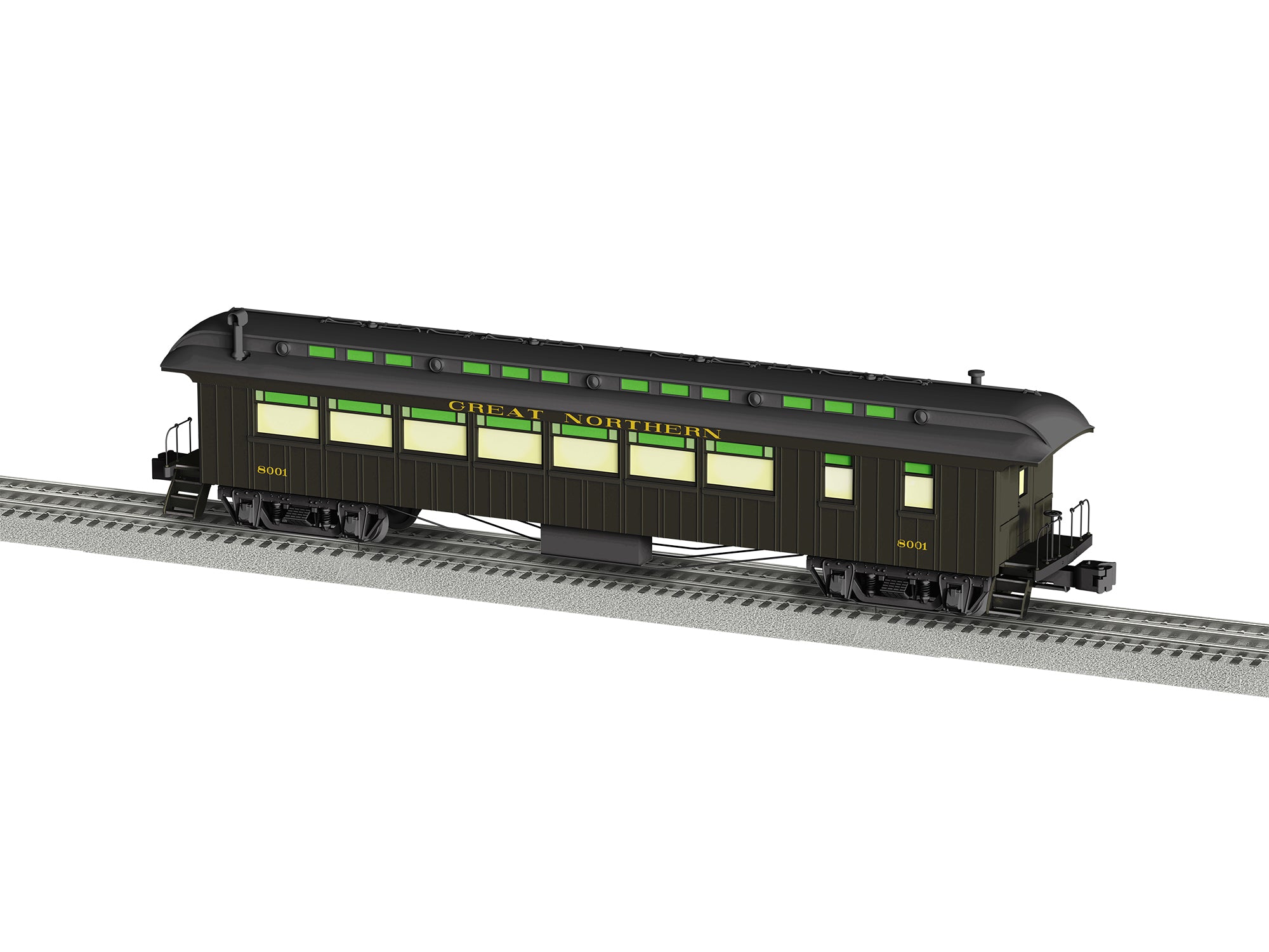Lionel Great Northern Wood StationSounds Diner #8001 | O Scale