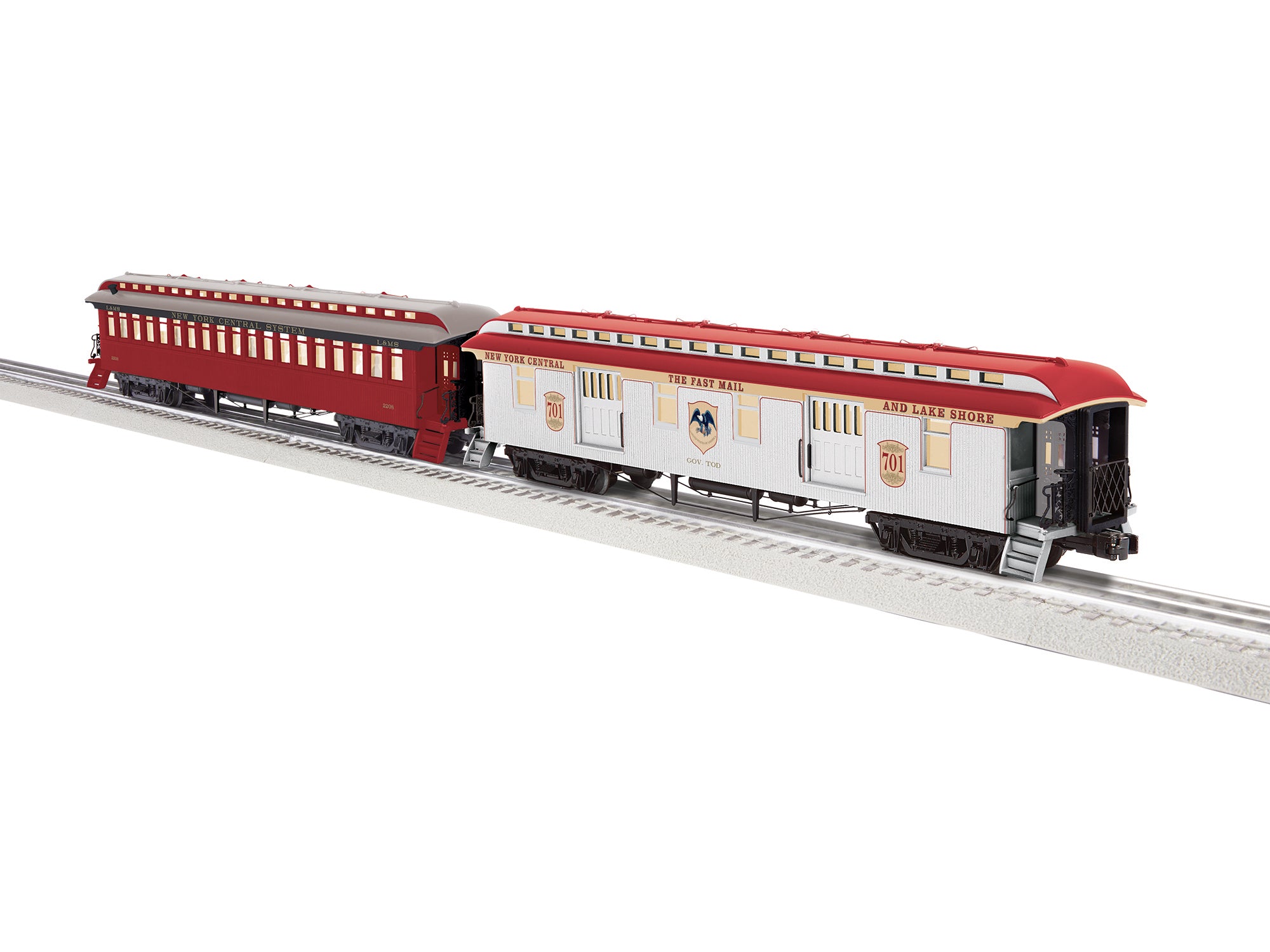 Lionel New York Central Wood Passenger Two-Pack A | O Scale