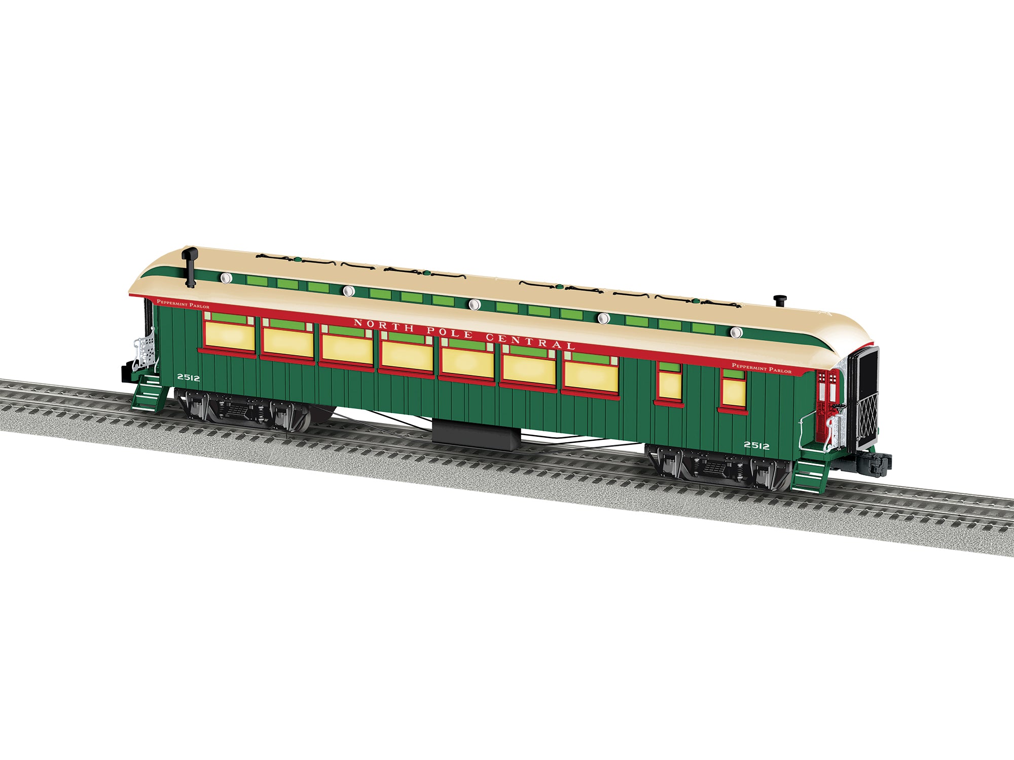 Lionel North Pole Central Wood StationSounds Diner #2512 | O Scale