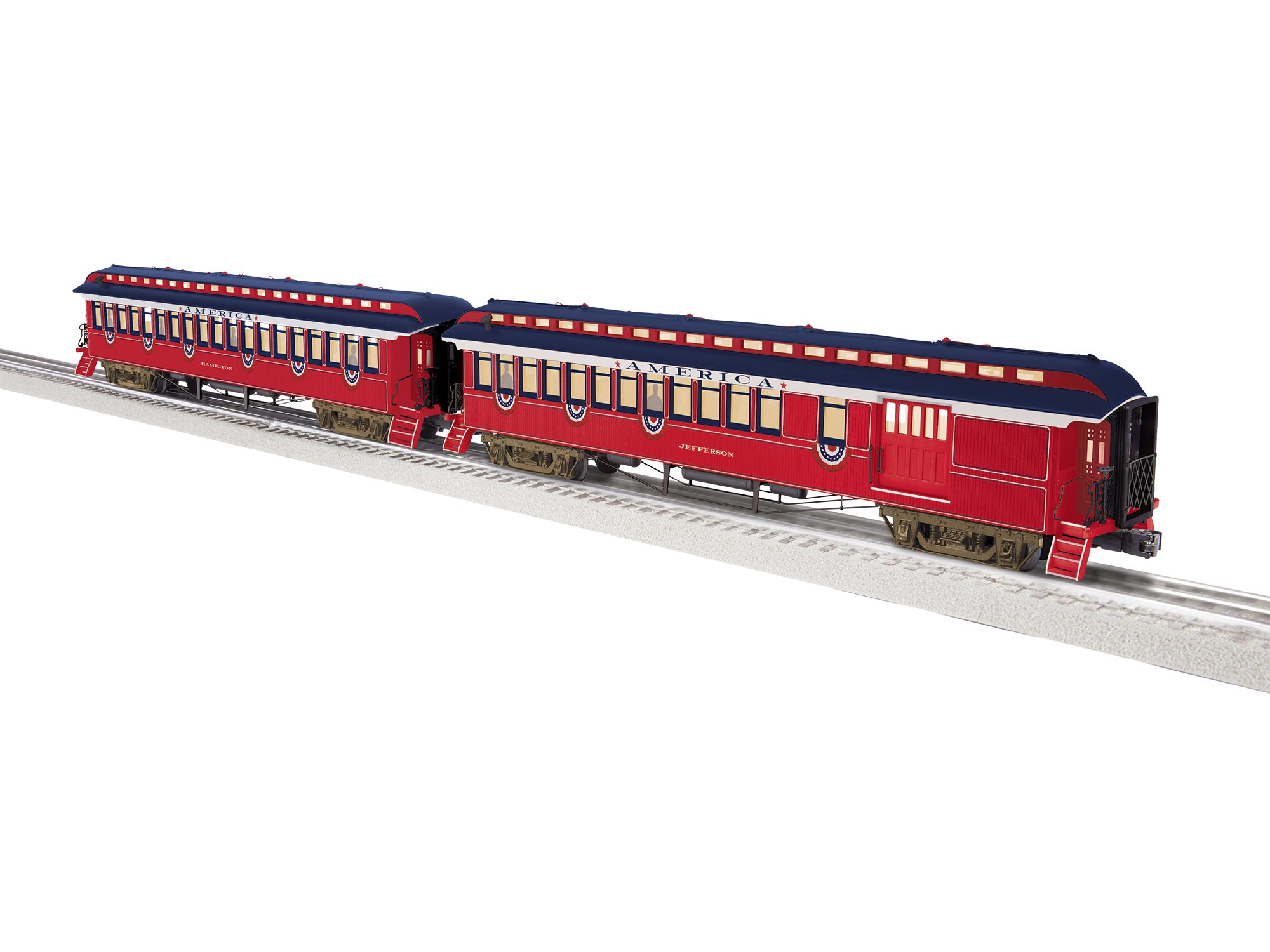 Lionel America Wood Passenger Two-Pack B | O Scale