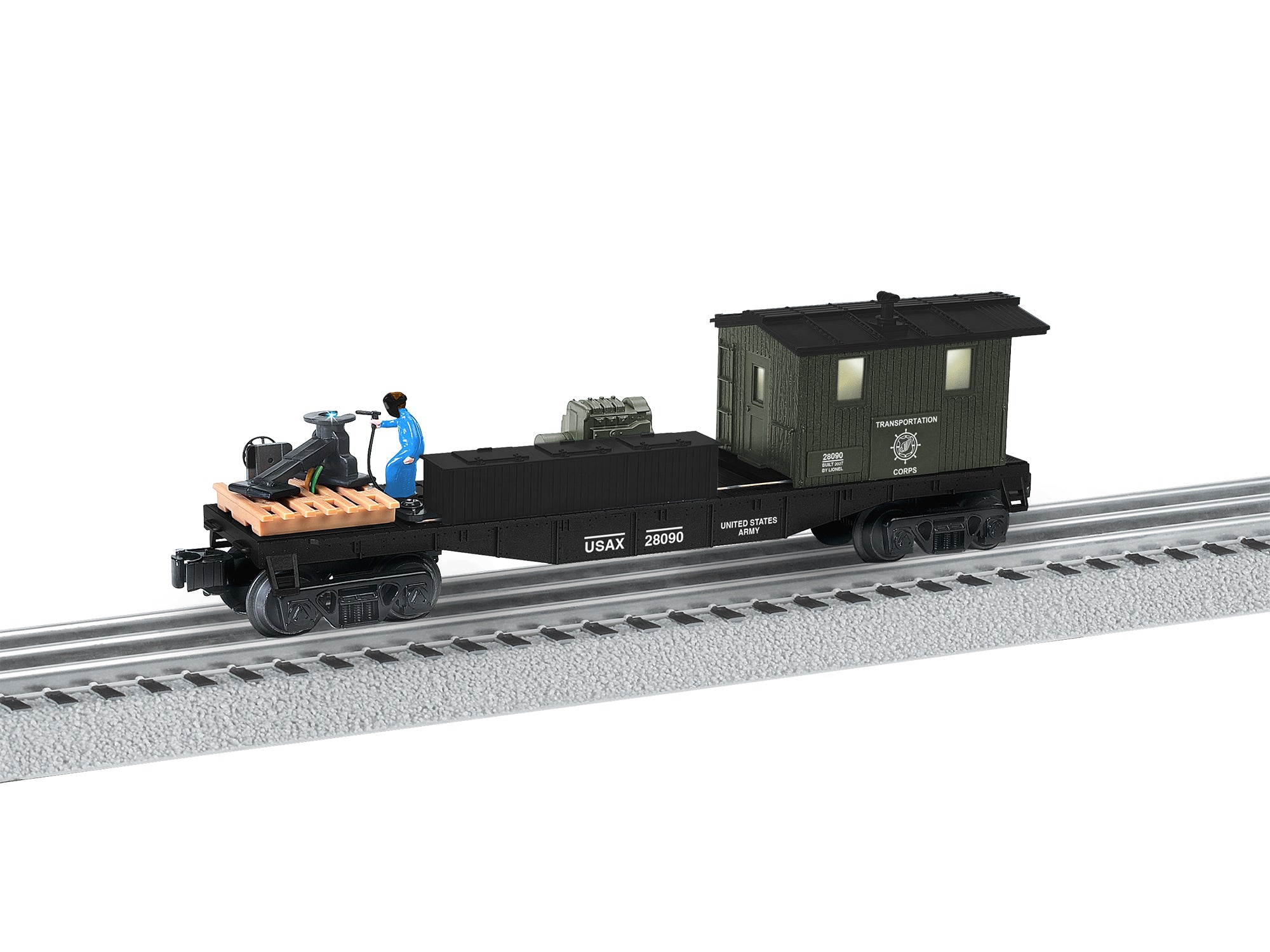Lionel US Army Transportation Corps. Welding Car | O Scale