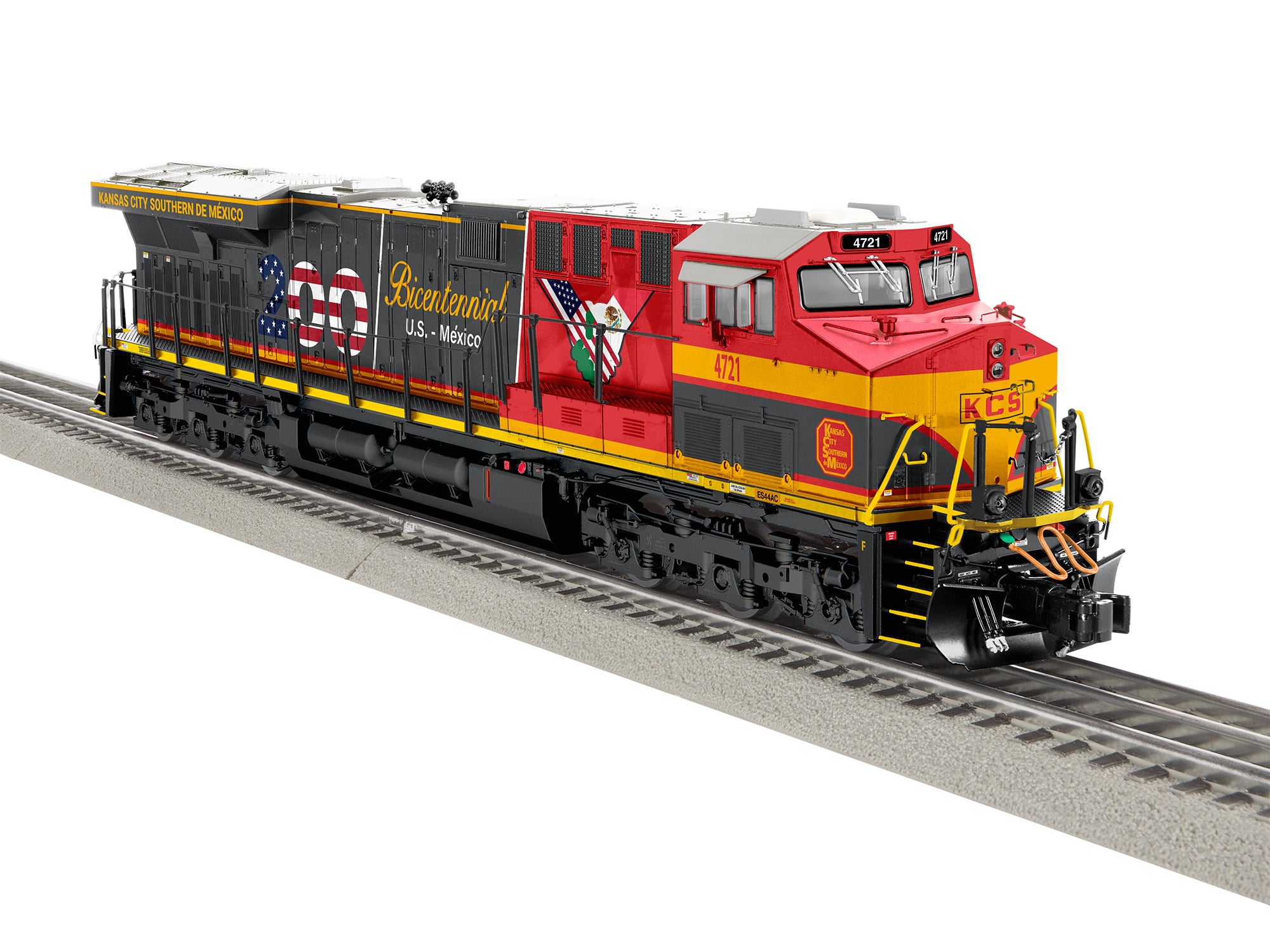Lionel KCS DE MEXICO NON-PWD ES44 #4721 200 ANNIVERSARY | O Scale
