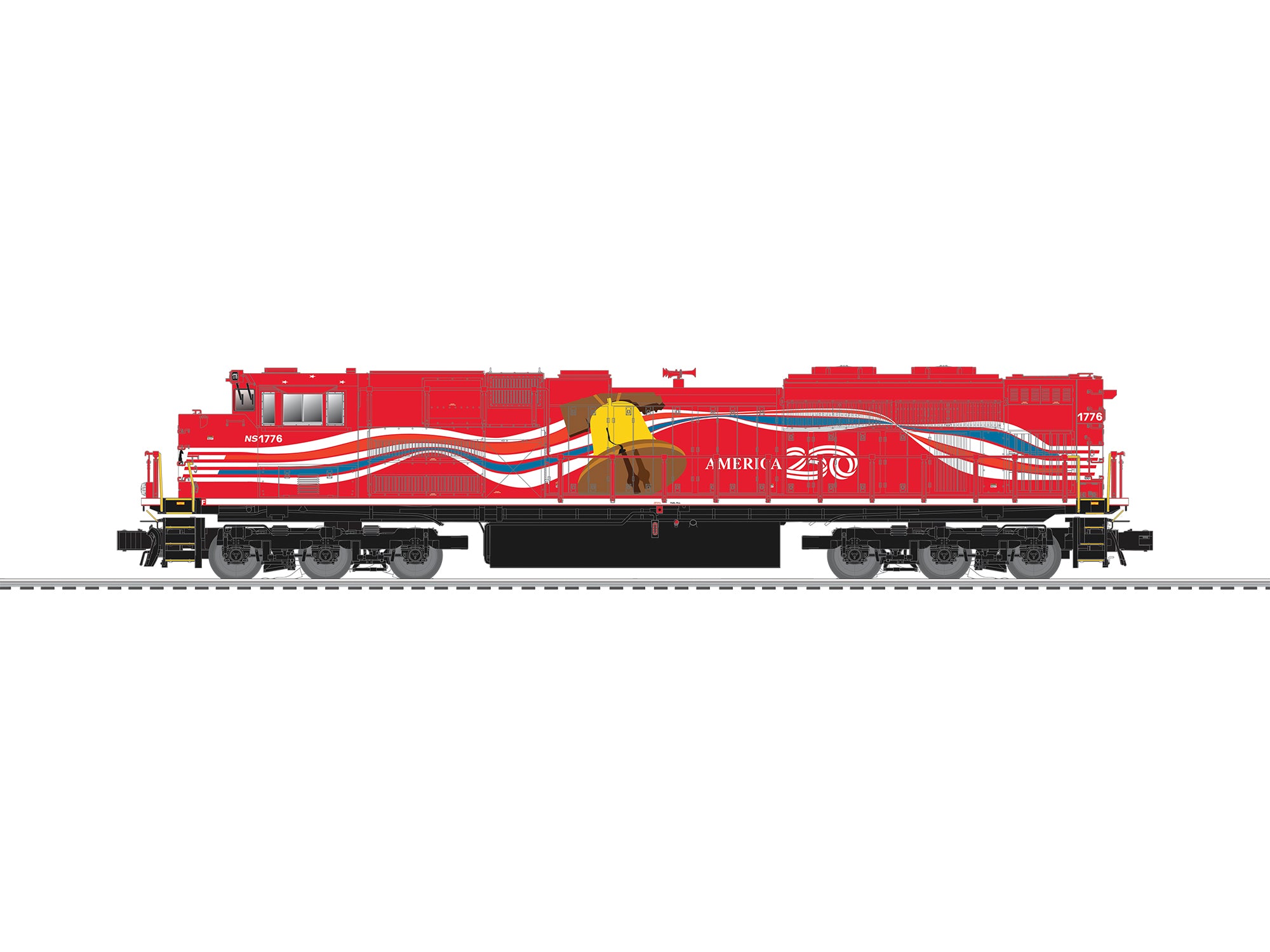 Lionel NORFOLK SOUTHERN NON-PWD SD70ACE #1776 | O Scale