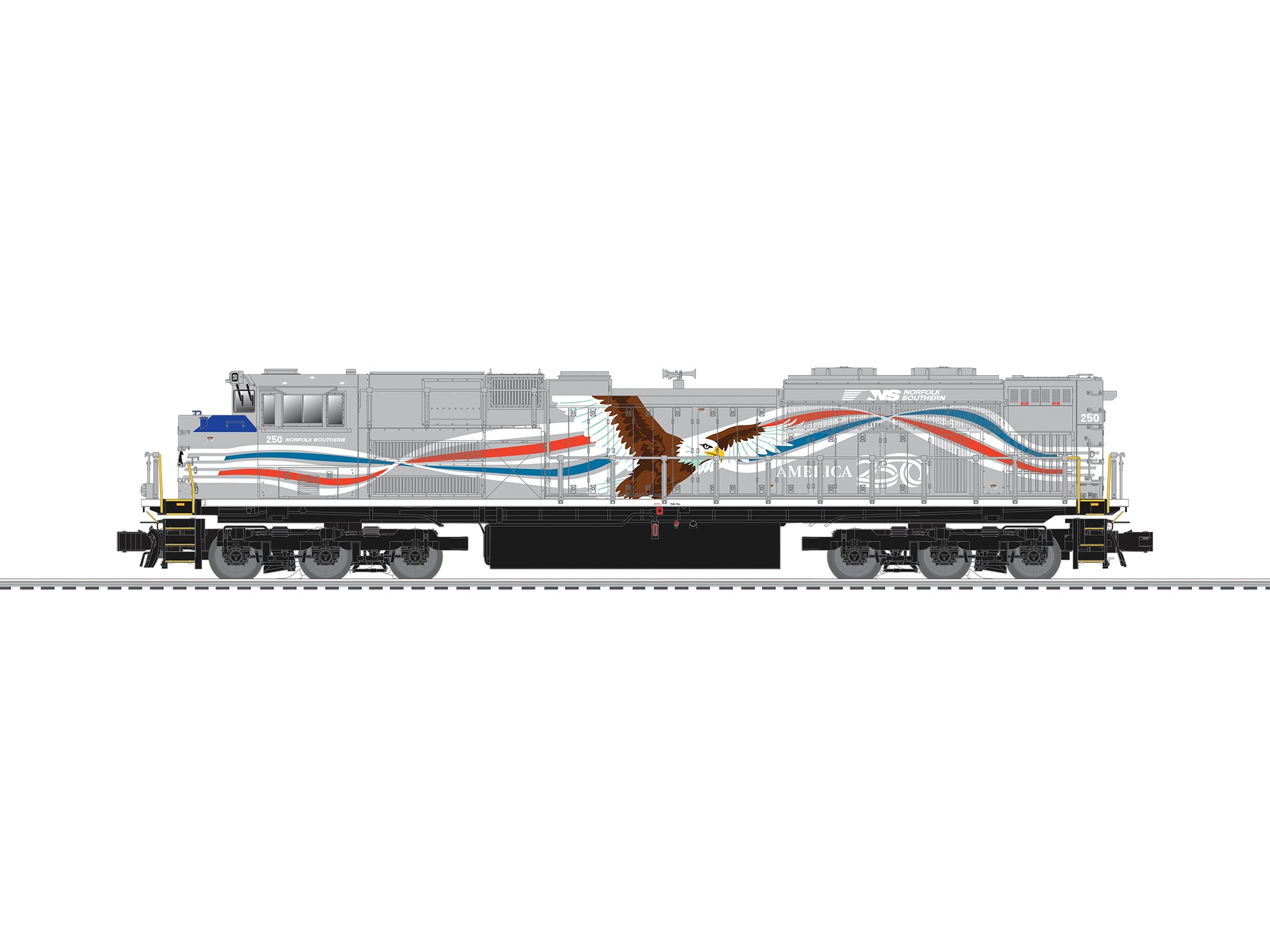 Lionel NORFOLK SOUTHERN LEGACY SD70ACE #250 | O Scale