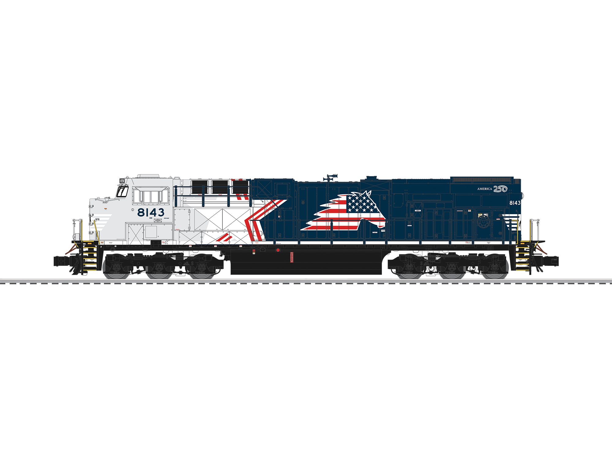Lionel Norfolk Southern LEGACY ES44AC Non-Pwd #8143 | O Scale