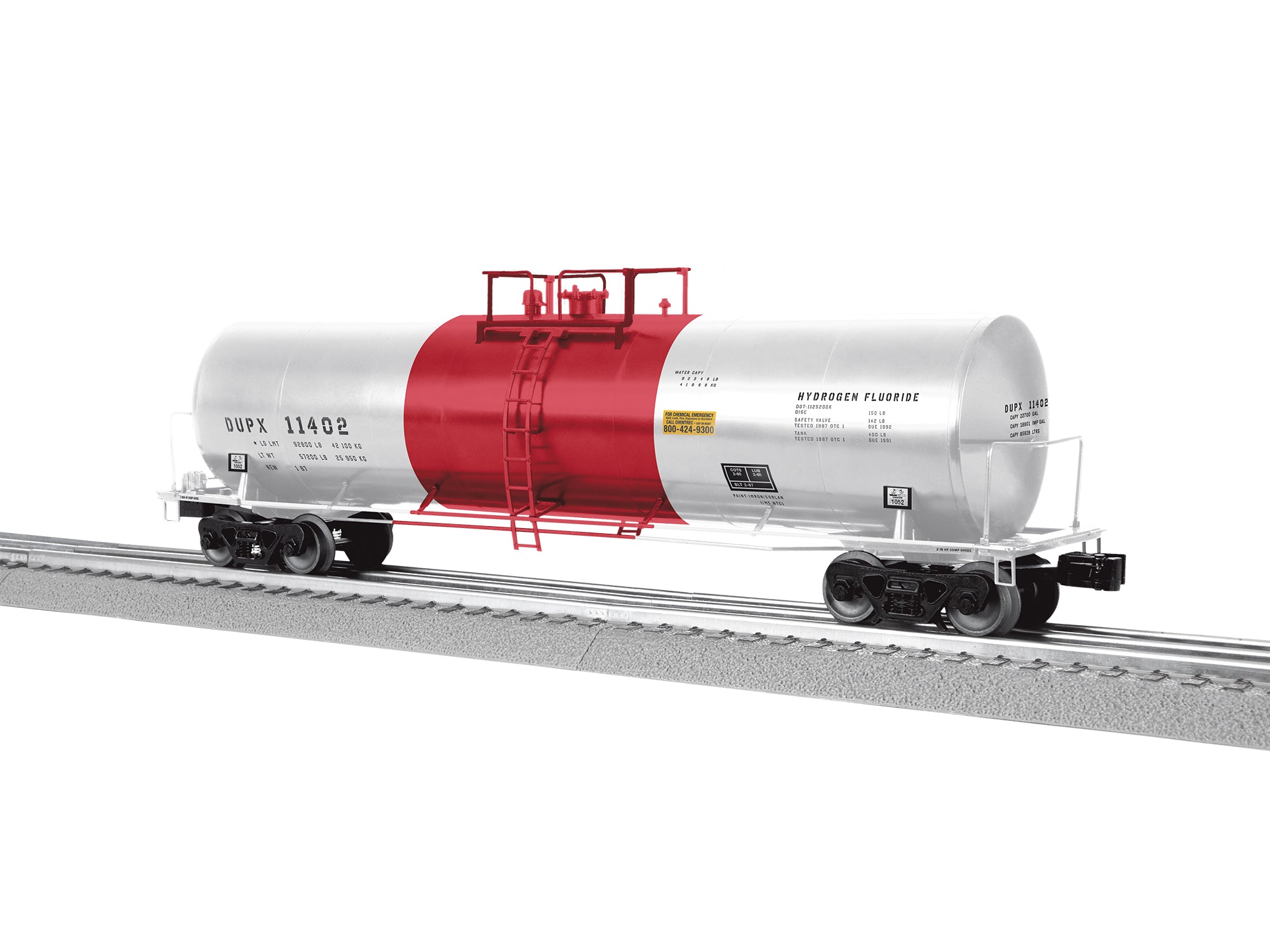 Lionel DUPX 50' Tank Car #11402 | O Scale