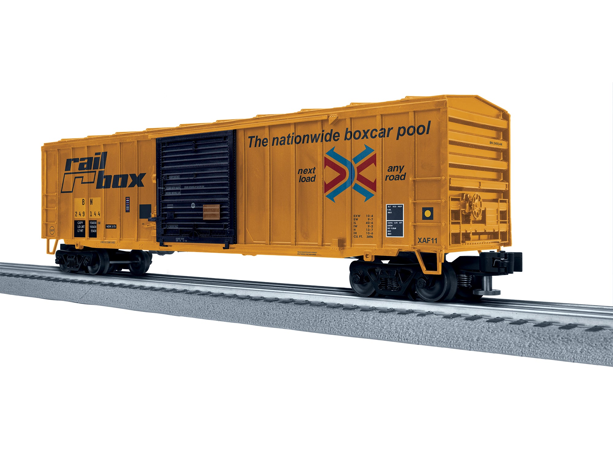 Lionel Burlington Northern (ex RBOX) 50' Boxcar #249144 | O Scale