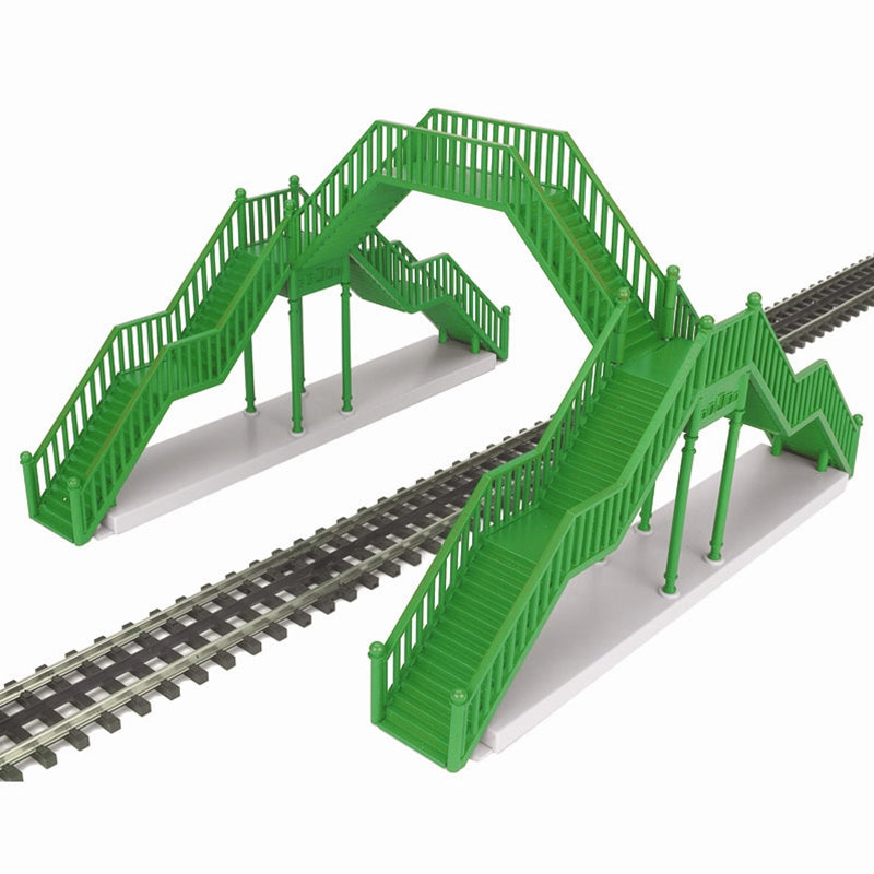 Atlas Single Track Pedestrian Crosswalk | O Scale β Green