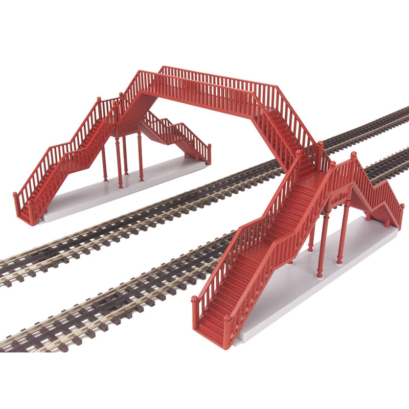 Atlas Double Track Pedestrian Crosswalk | O Scale β Red