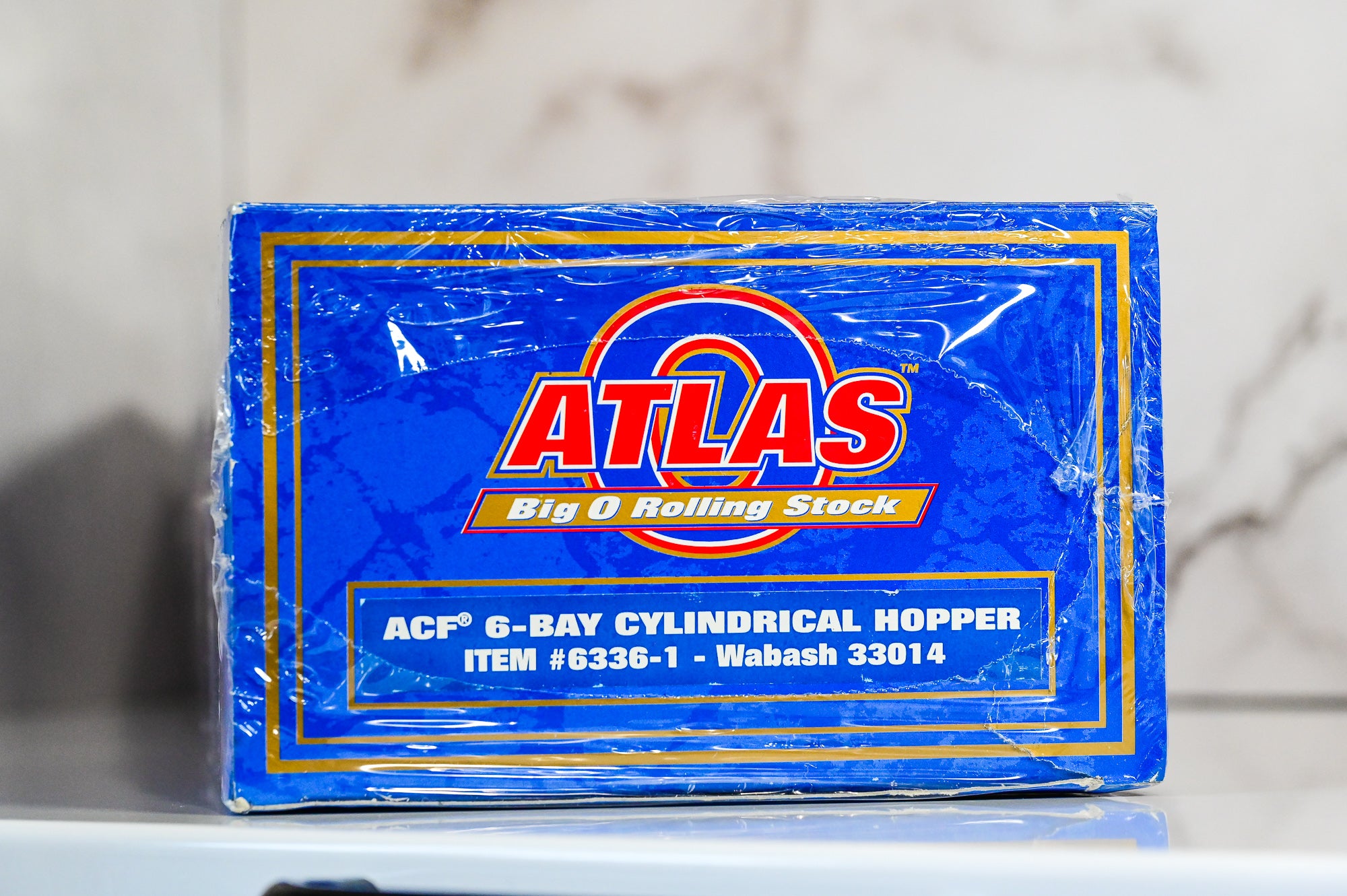 Atlas Wabash ACF 6-Bay Cylindrical Hopper 33014 | Premier | O Scale