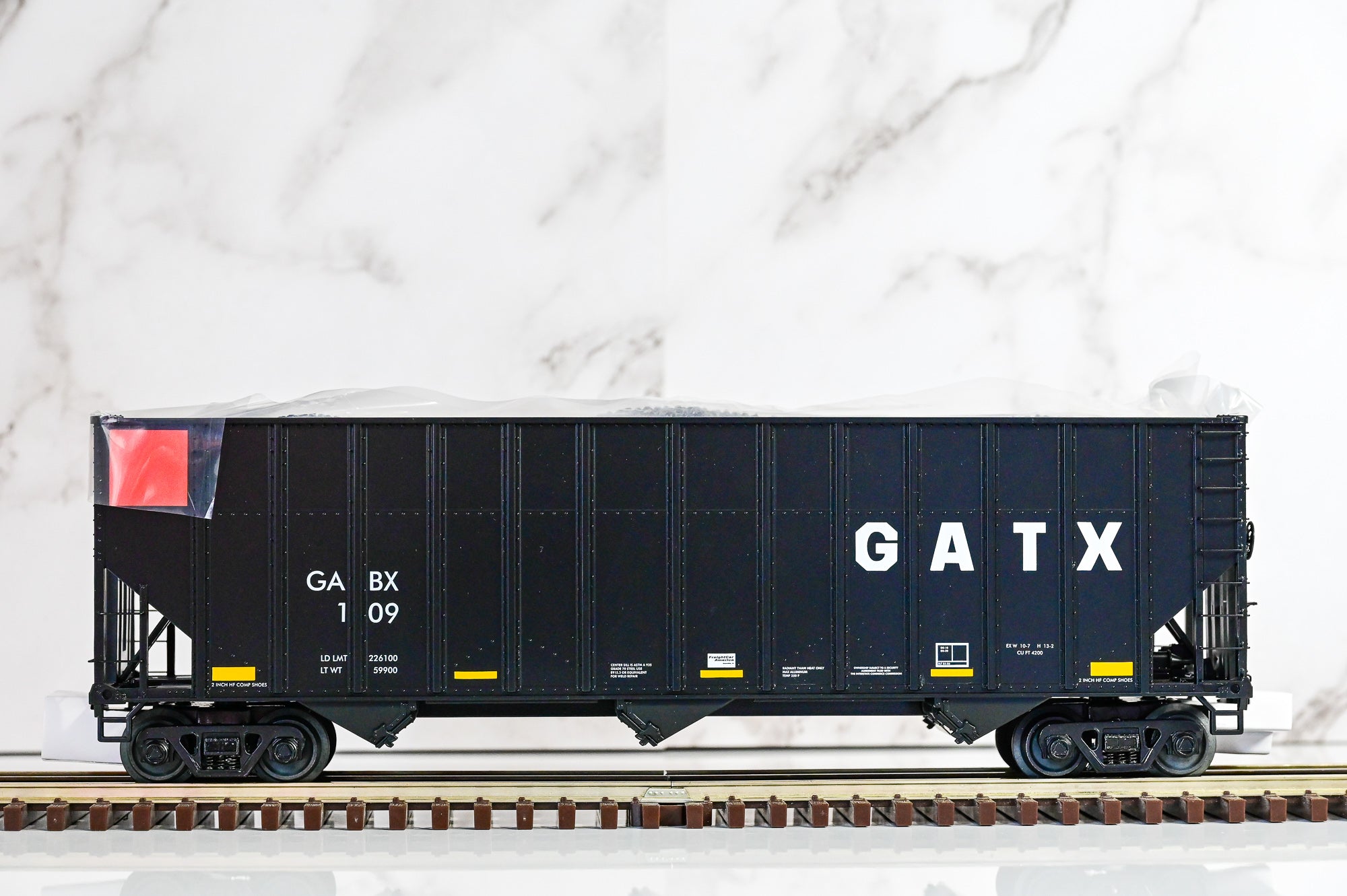 MTH GATX Coke Hopper Car #109 w/ Load | Premier | O Scale
