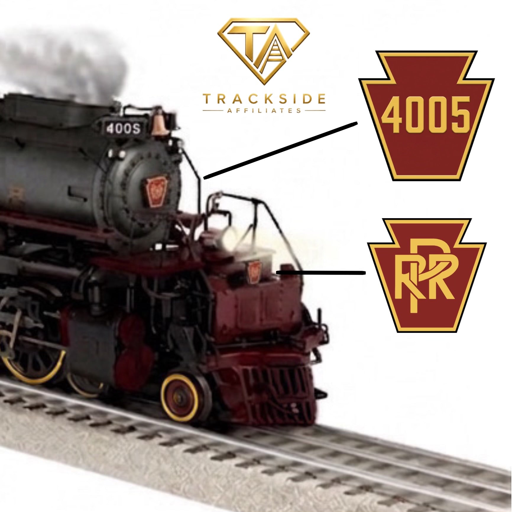 Lionel PRR BIG BOY #4005 Trackside Affiliates Collector Series SKU:2731540