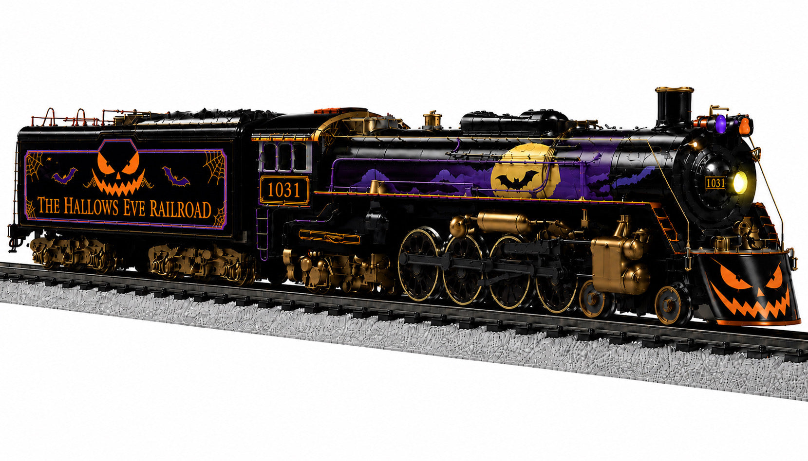 LIONEL โ THOMAS & HIS TRAINS EXCLUSIVE THE HALLOWS EVE RAILROAD LEGACY S3 #1031 | GLOW IN THE DARK | O SCALE