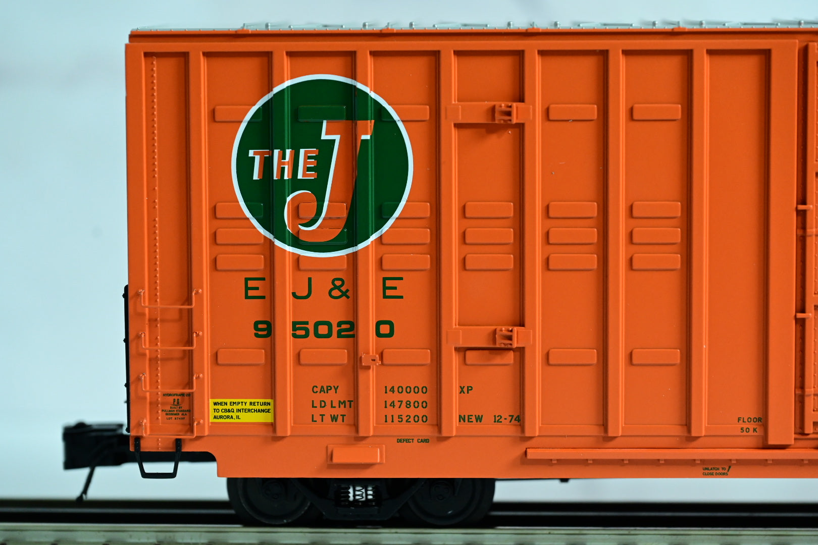 Atlas Elgin Joliet & Eastern Berwick 60β Hy-Cube Box Car #95620 | Premier | O Scale