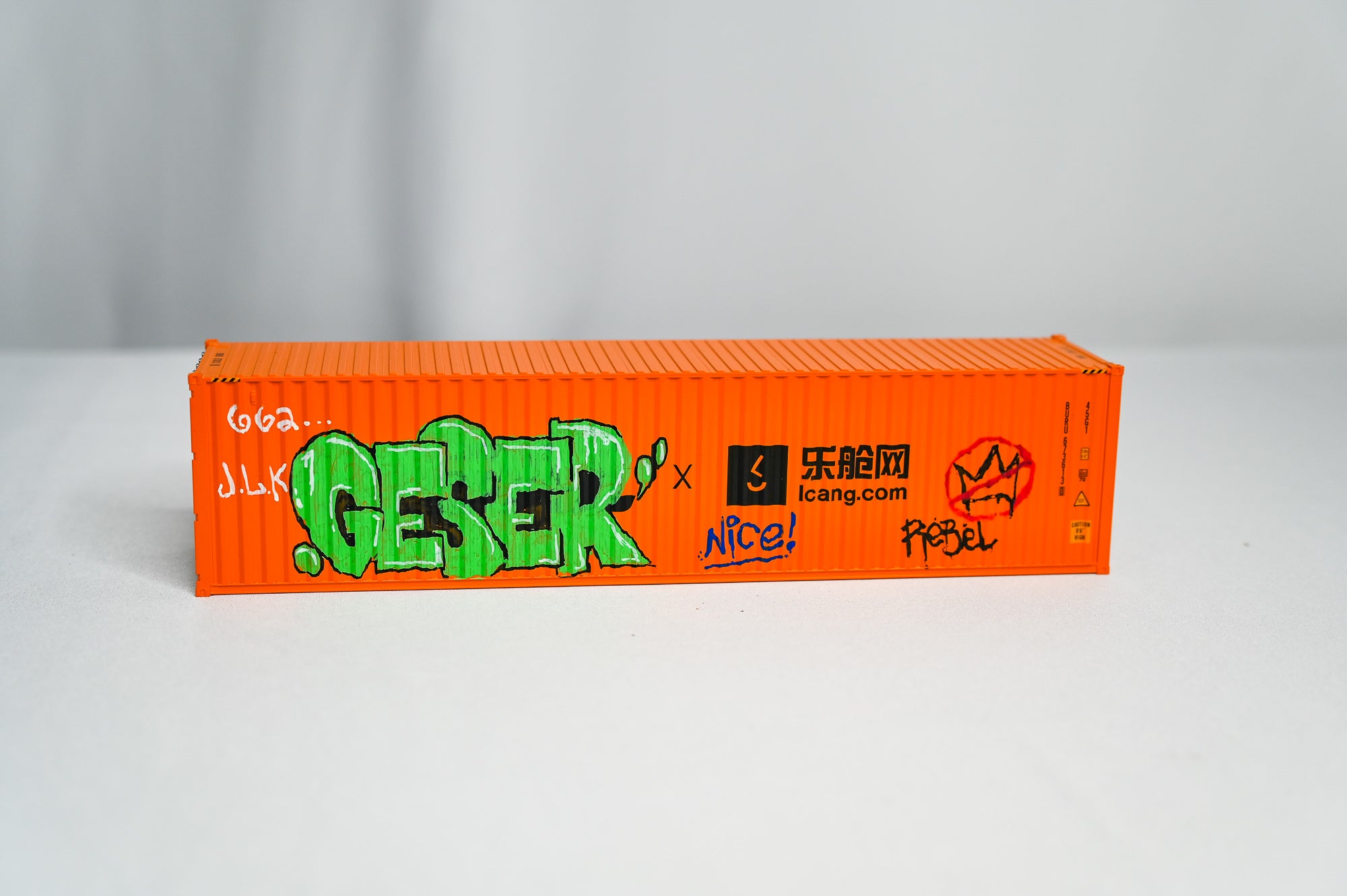 Atlas BAL 40 Foot High Cube Container BURU 6736130 | O Scale