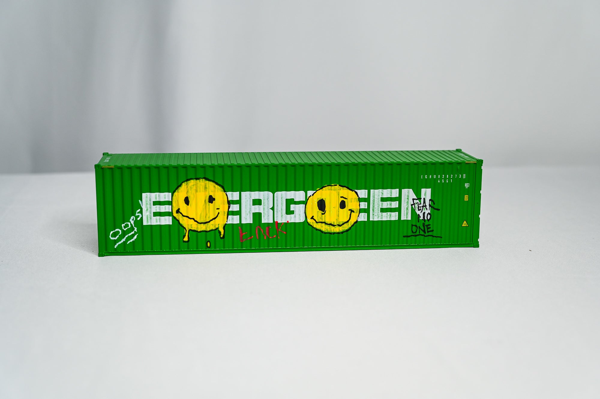 Atlas Evergreen 40 Foot High Cube Container EGHU 8282731 | O Scale