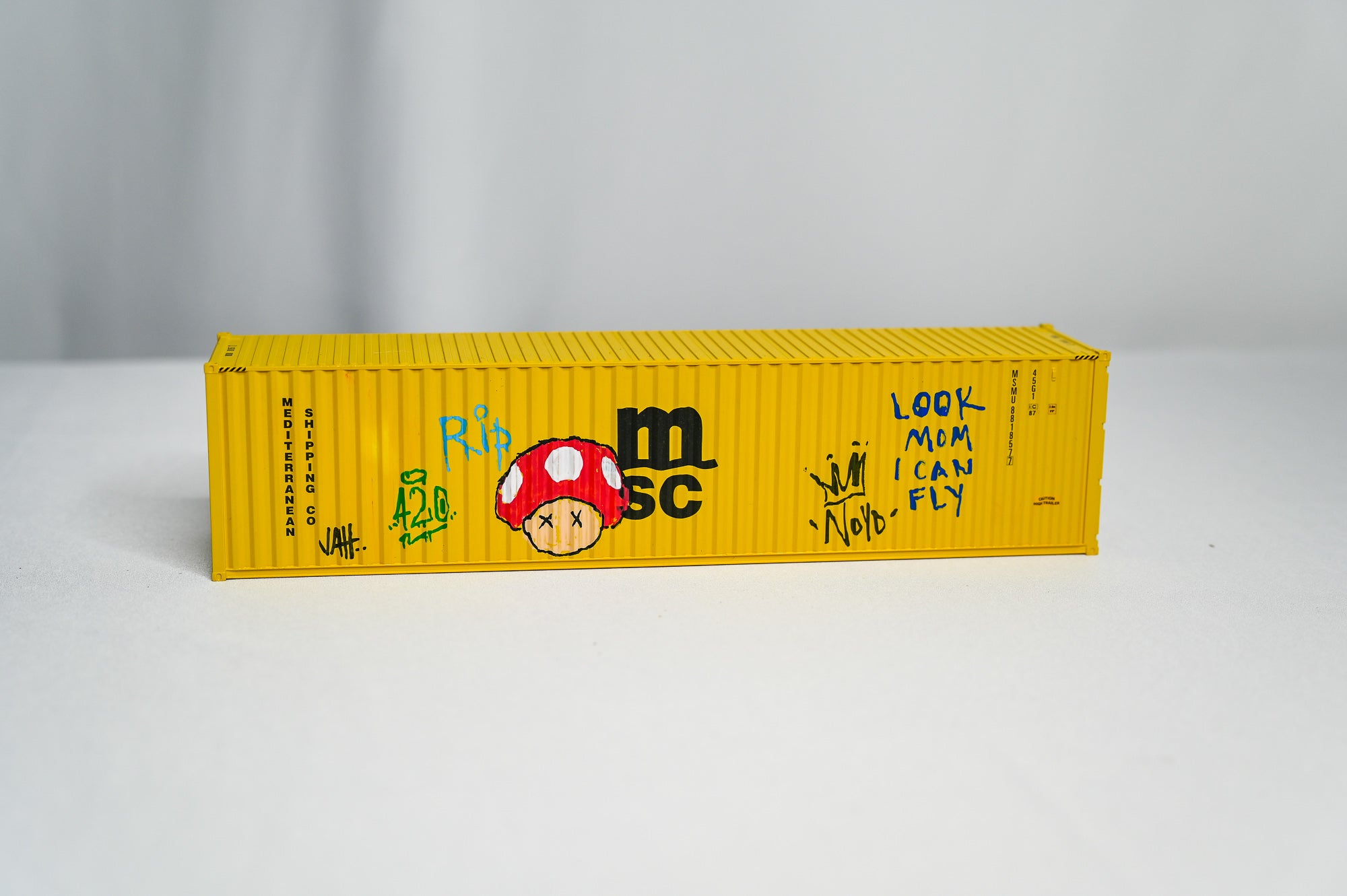 Atlas MSC 40 Foot High Cube Container MSMU 8818577 | O Scale