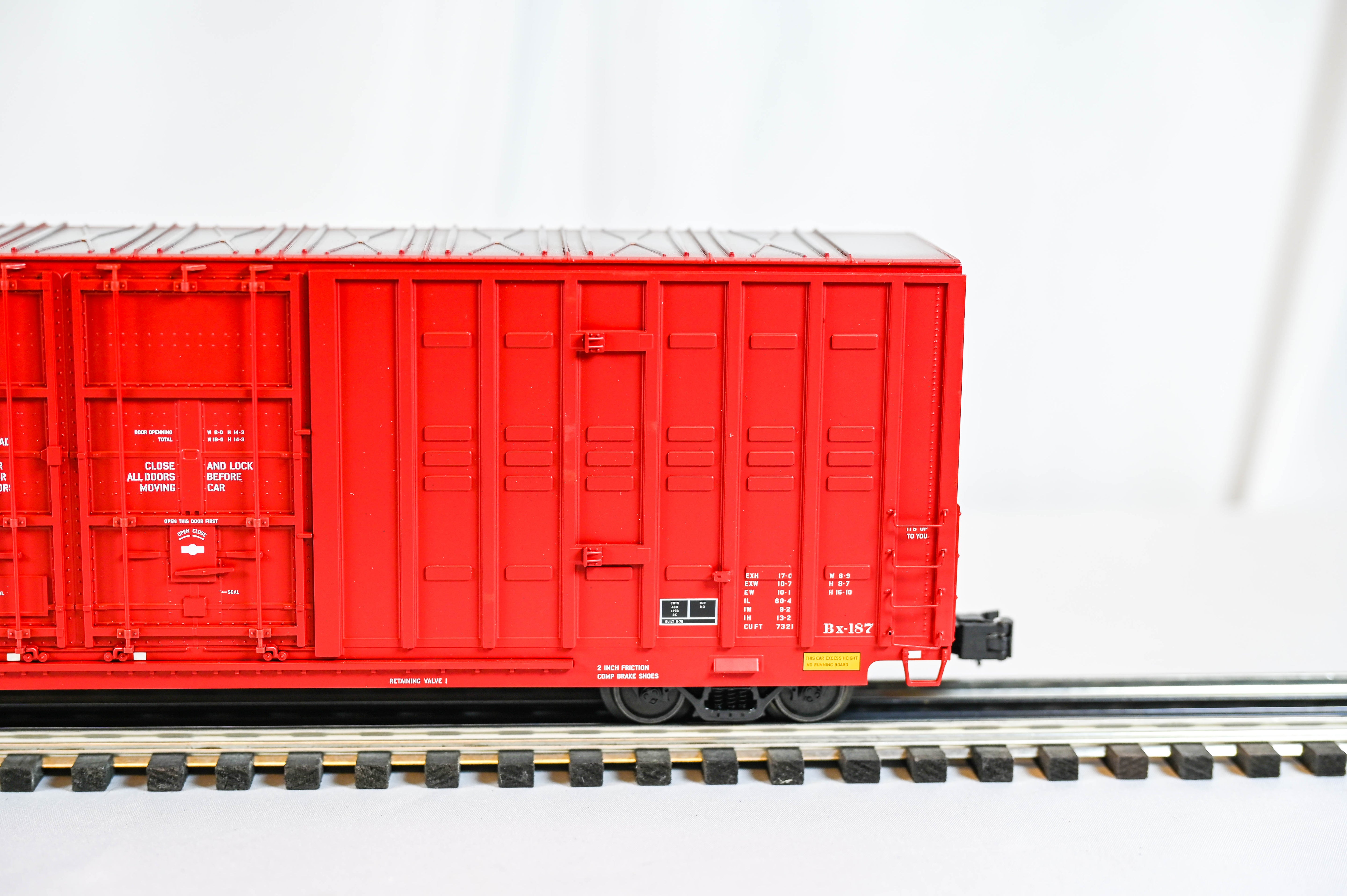 Atlas O Big O 60’ Berwick Hy-Cube Box Car Santa Fe #37575 | 3-Rail | O Scale