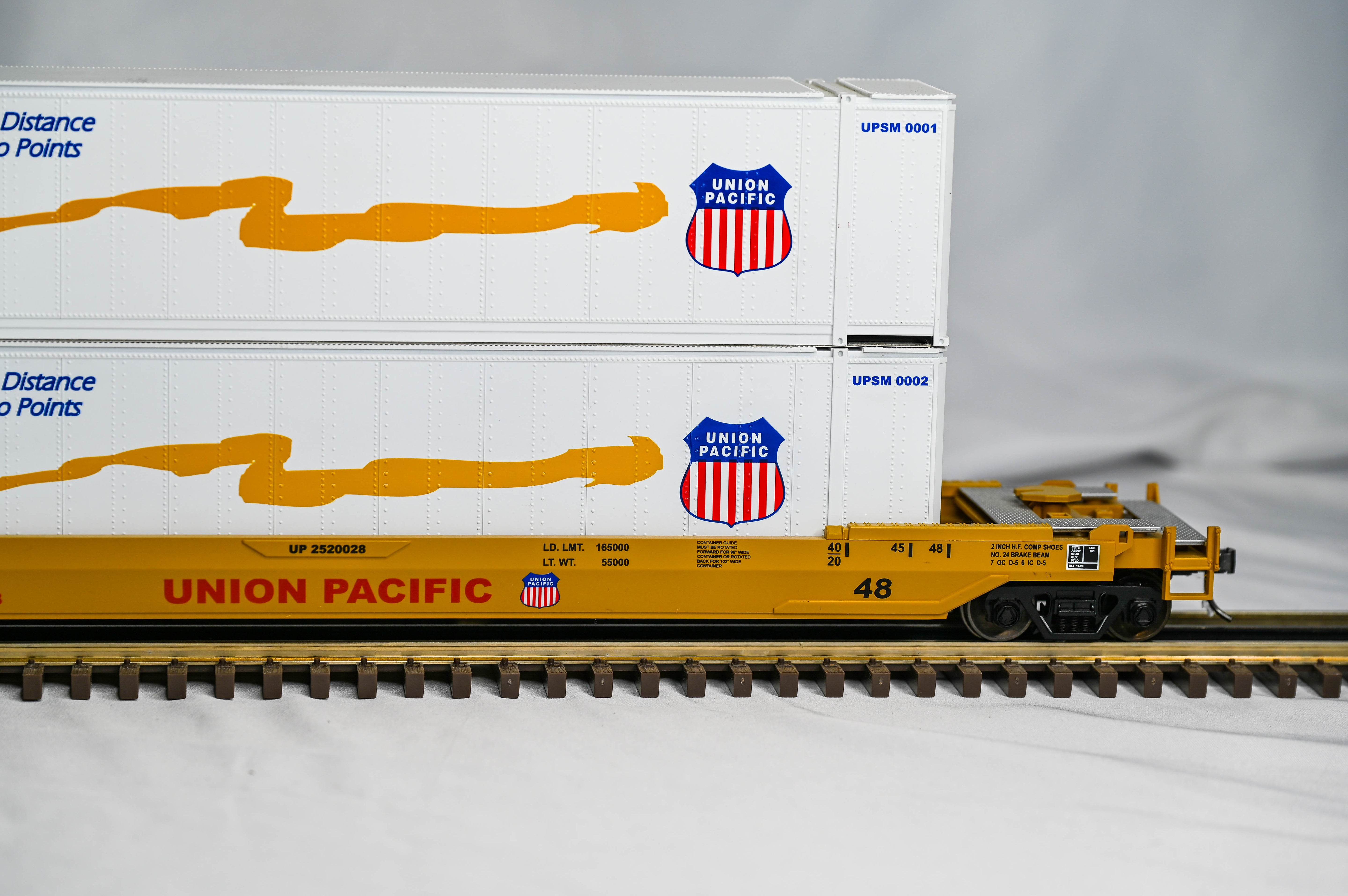 MTH Premier Husky Stack Car Union Pacific | 2 Rail | O Scale