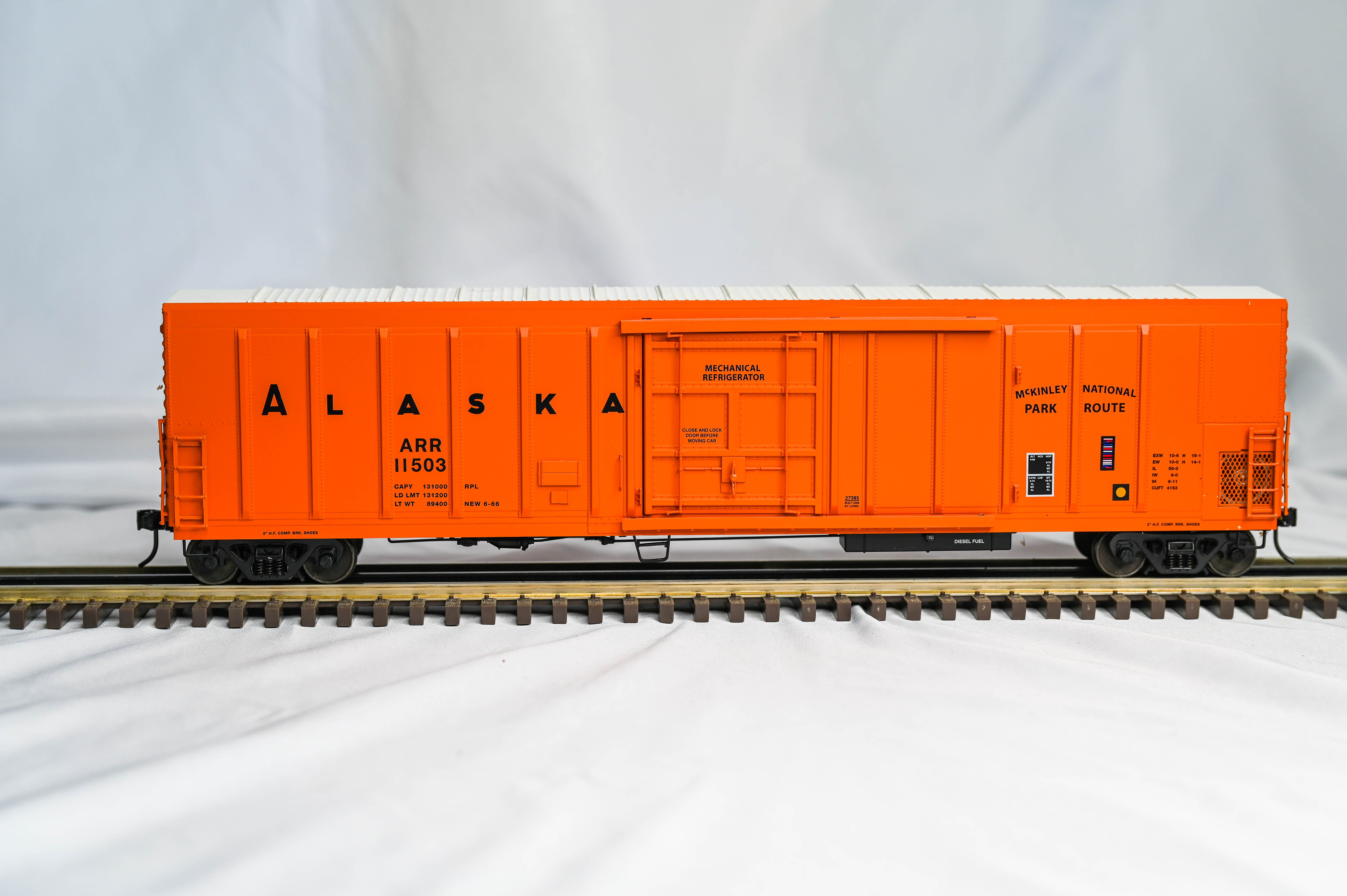Lionel Alaska 57' Mechanical Refrigerator Car 3 - Pack 11503, 11505, 11511 | 2 Rail | O Scale