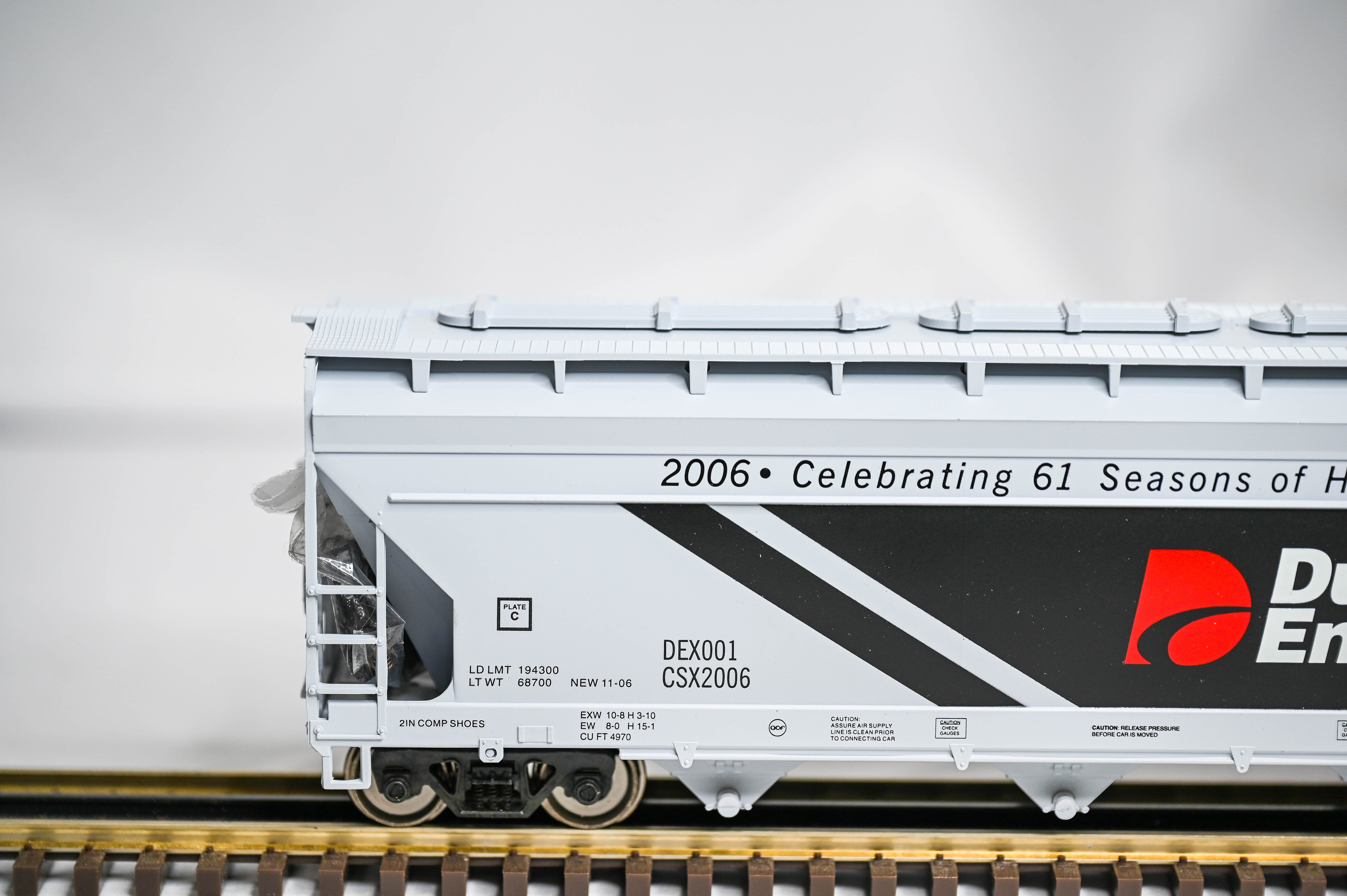 Weaver Duke Energy 4-Bay Centerflow Hopper Limited Edition #79 of 400 | 2-Rail | O Scale
