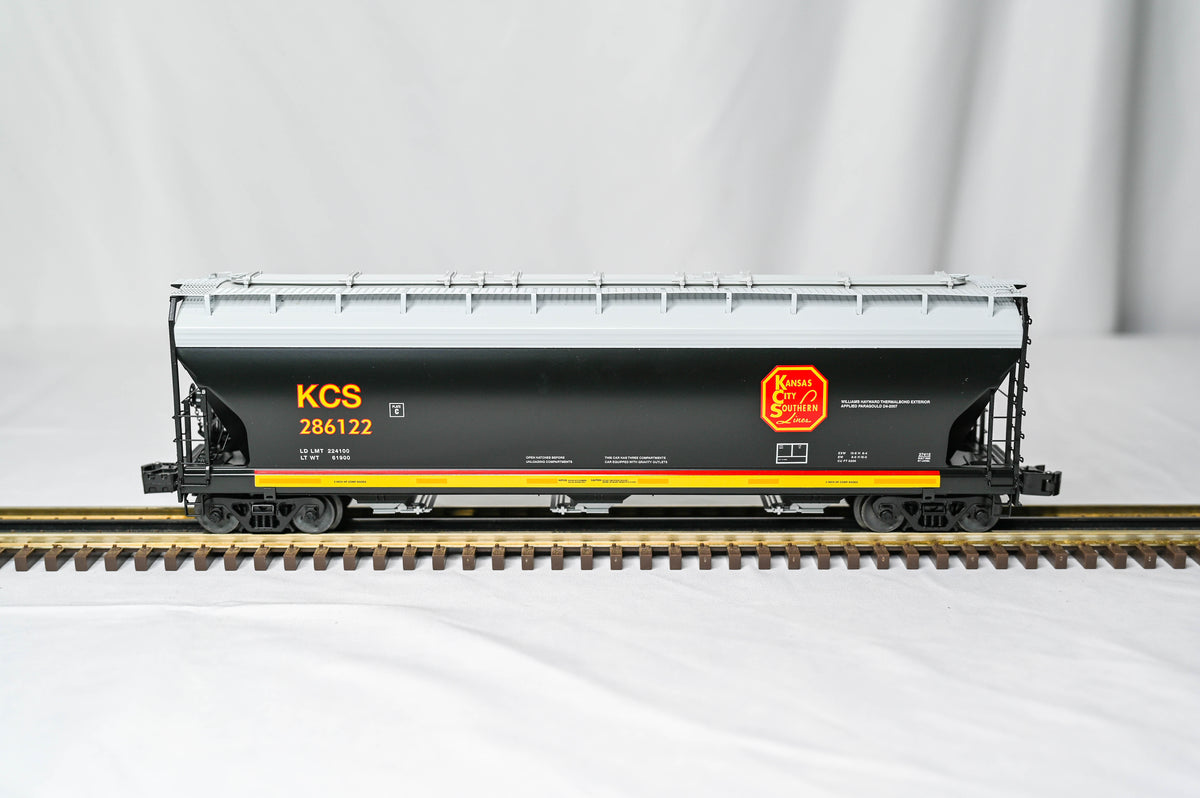 Lionel Kansas City Southern ACF 3-Bay Aluminum Hopper 3-Pack #286078 #286032 #286122 | O Scale | 6-27188