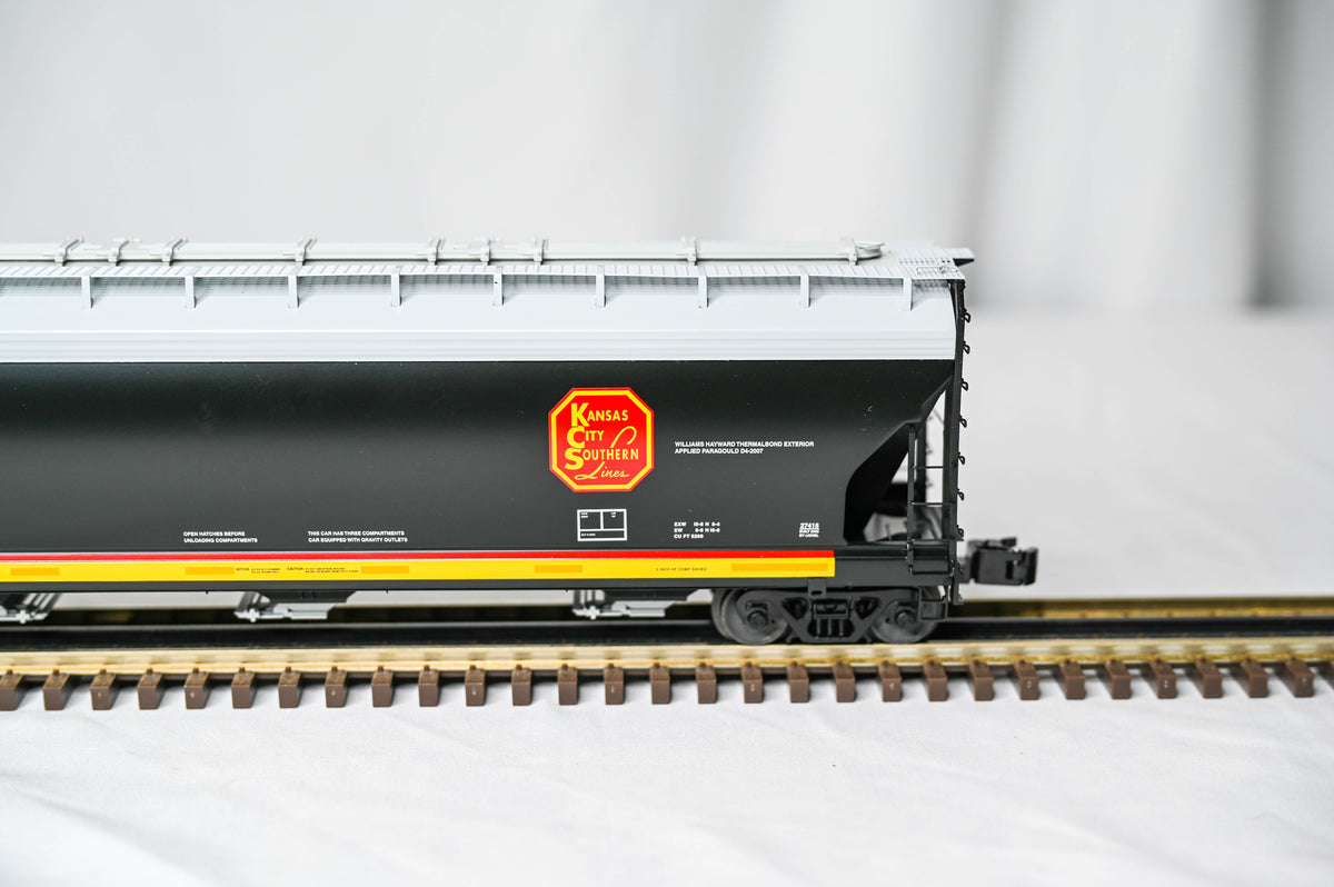 Lionel Kansas City Southern ACF 3-Bay Aluminum Hopper 3-Pack #286078 #286032 #286122 | O Scale | 6-27188