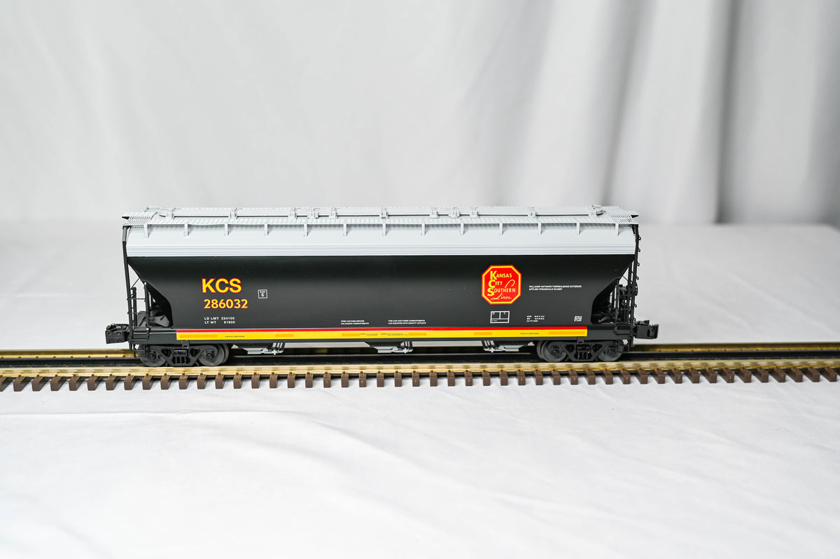Lionel Kansas City Southern ACF 3-Bay Aluminum Hopper 3-Pack #286078 #286032 #286122 | O Scale | 6-27188
