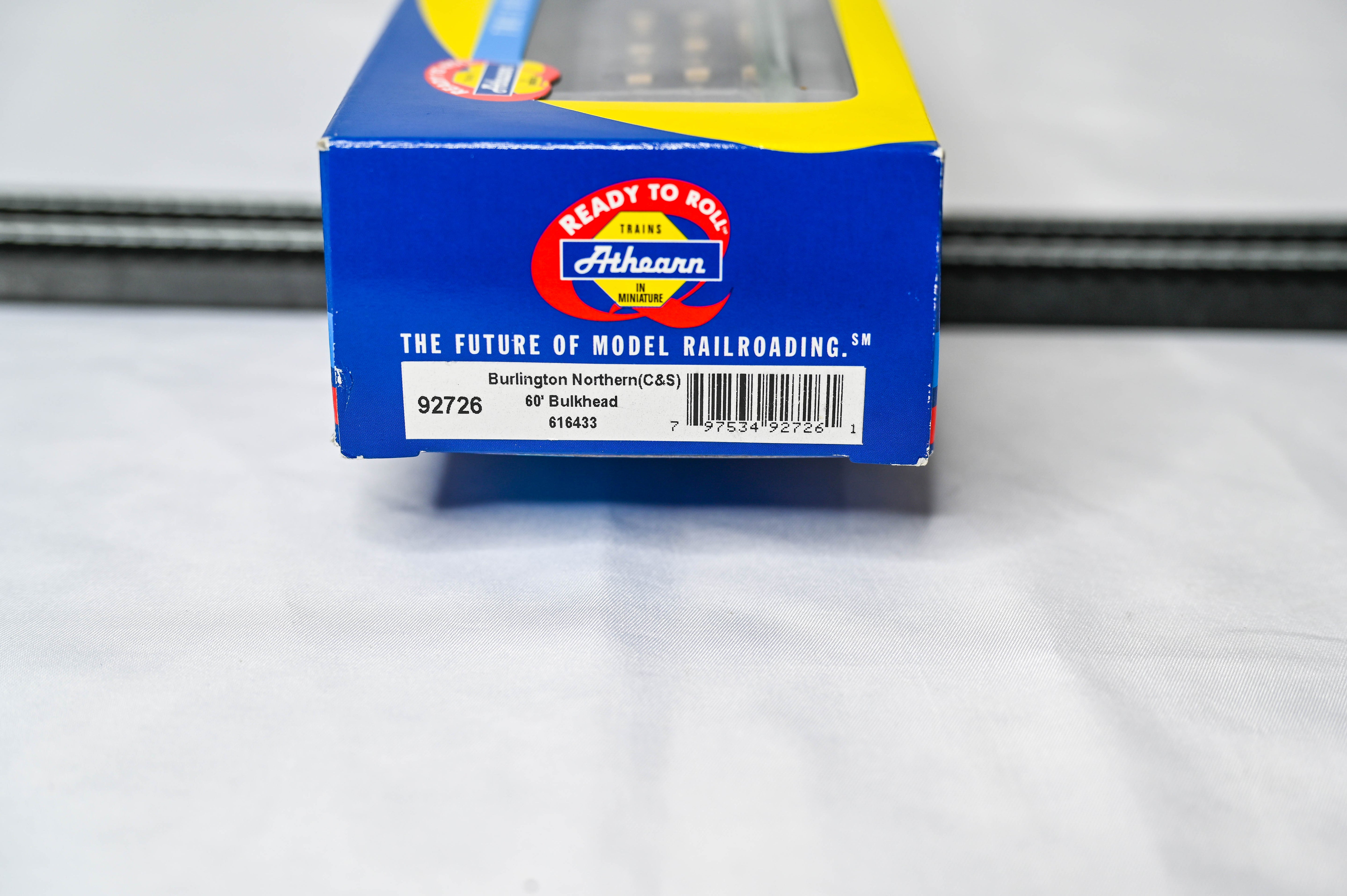 Athearn Burlington Northern / C&S 60' Bulkhead #616433 | HO Scale | 92726