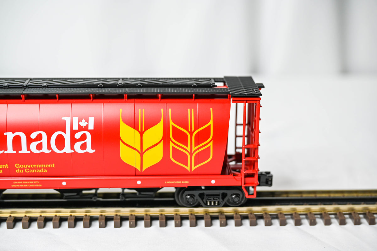 MTH Premier Canada 4-Bay Cylindrical Grain Hopper #110060 | O Scale | 20-97400