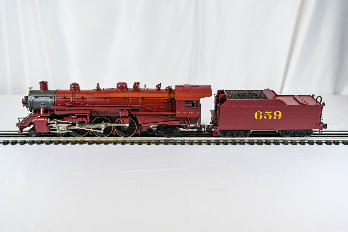 Lionel Chicago & Alton Limited Steam Passenger Set + 2 Pk Passengers cars | O Scale | 6-31704
