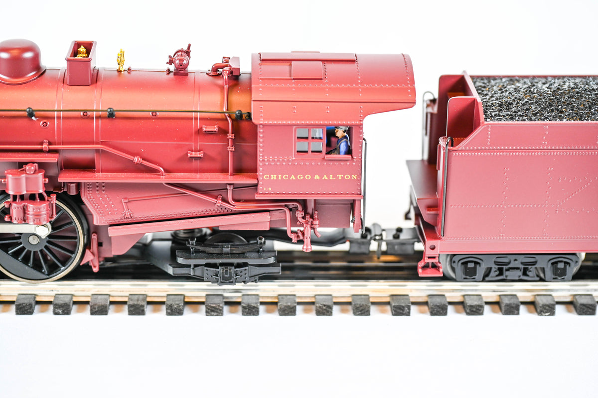 Lionel Chicago & Alton Limited Steam Passenger Set + 2 Pk Passengers cars | O Scale | 6-31704