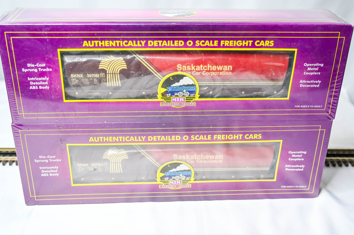 MTH Premier Saskatchewan 100-Ton Hopper 2-Car Set | O Scale | 20-97540