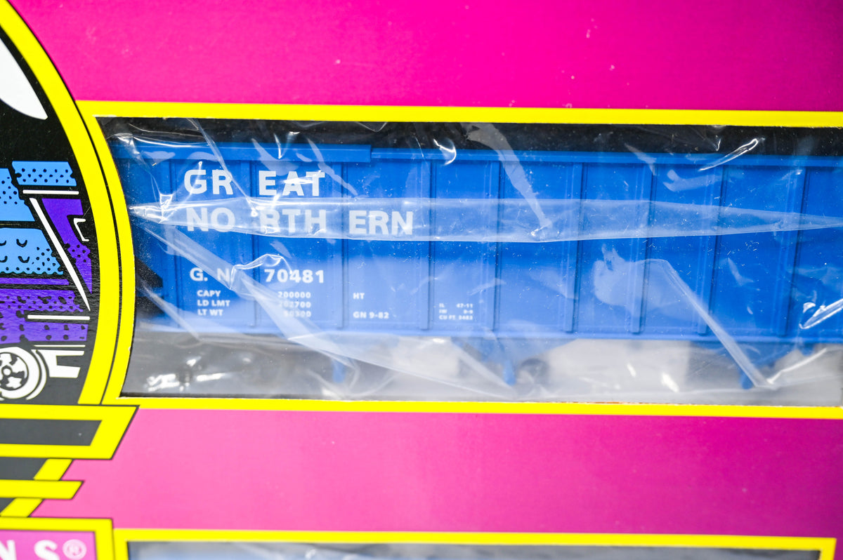 MTH 20-97075 Great Northern 4-Bay Hopper with Coal Load 6-Car Set | O Gauge