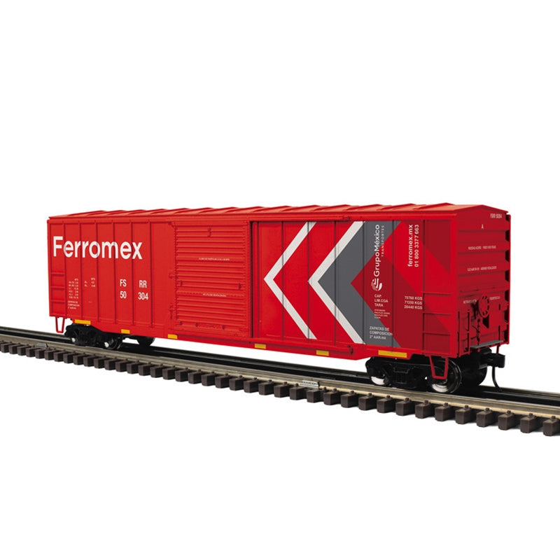 ATLAS O TRAINMAN 50'6" BOX CAR | Ferromex (Red) | O Scale 50369