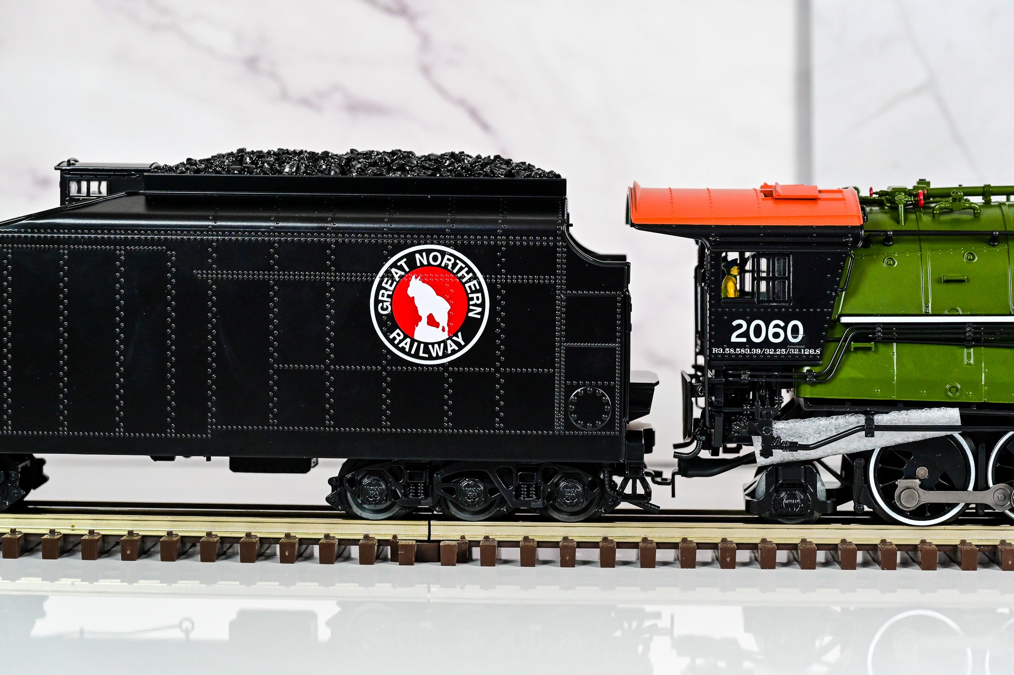 Great Northern LEGACY Y6B Steam Locomotive #2060 | Legacy | O Scale