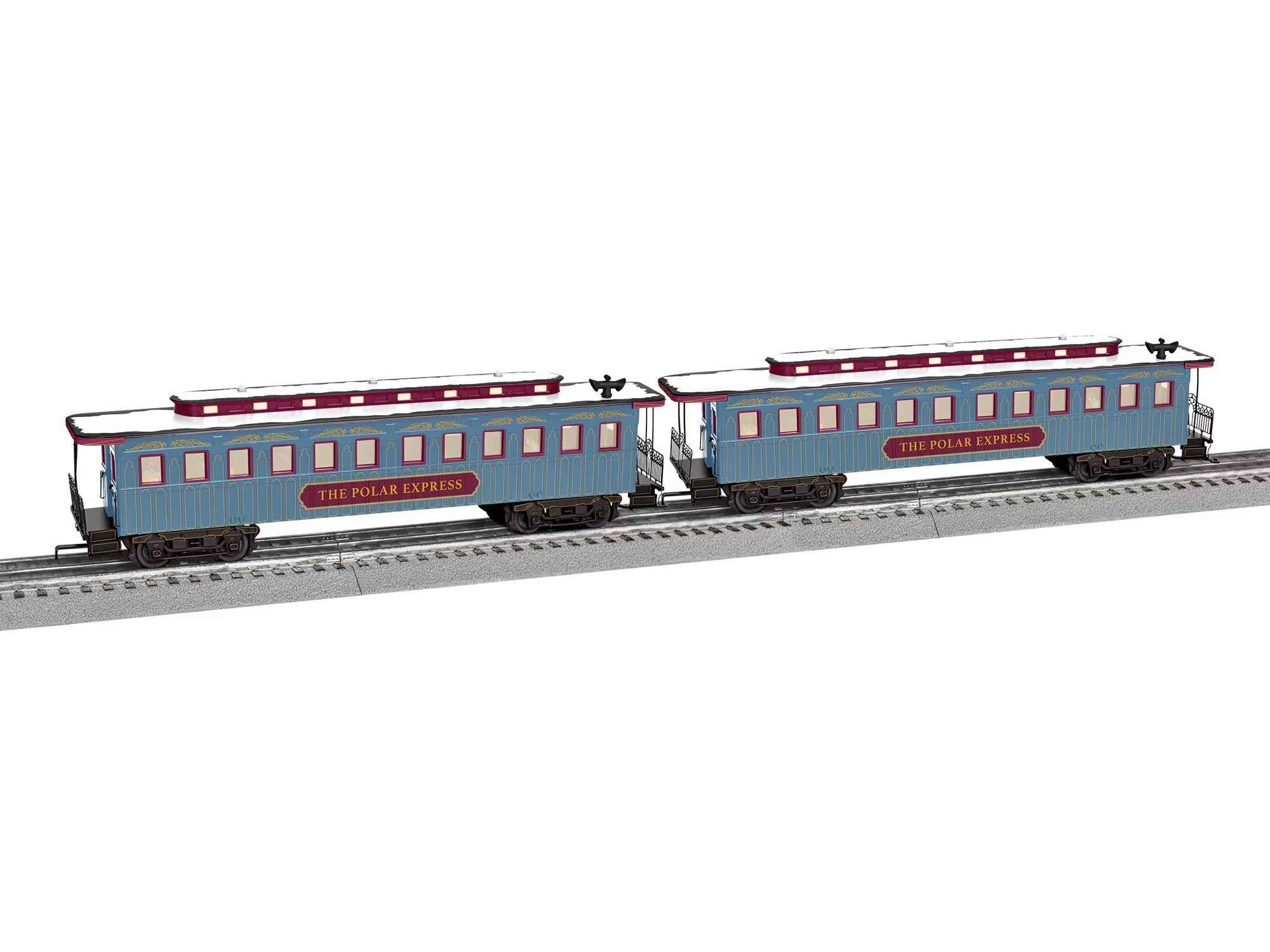 THE POLAR EXPRESS™ 1860s Coach 2 Pack w/sounds | O Scale