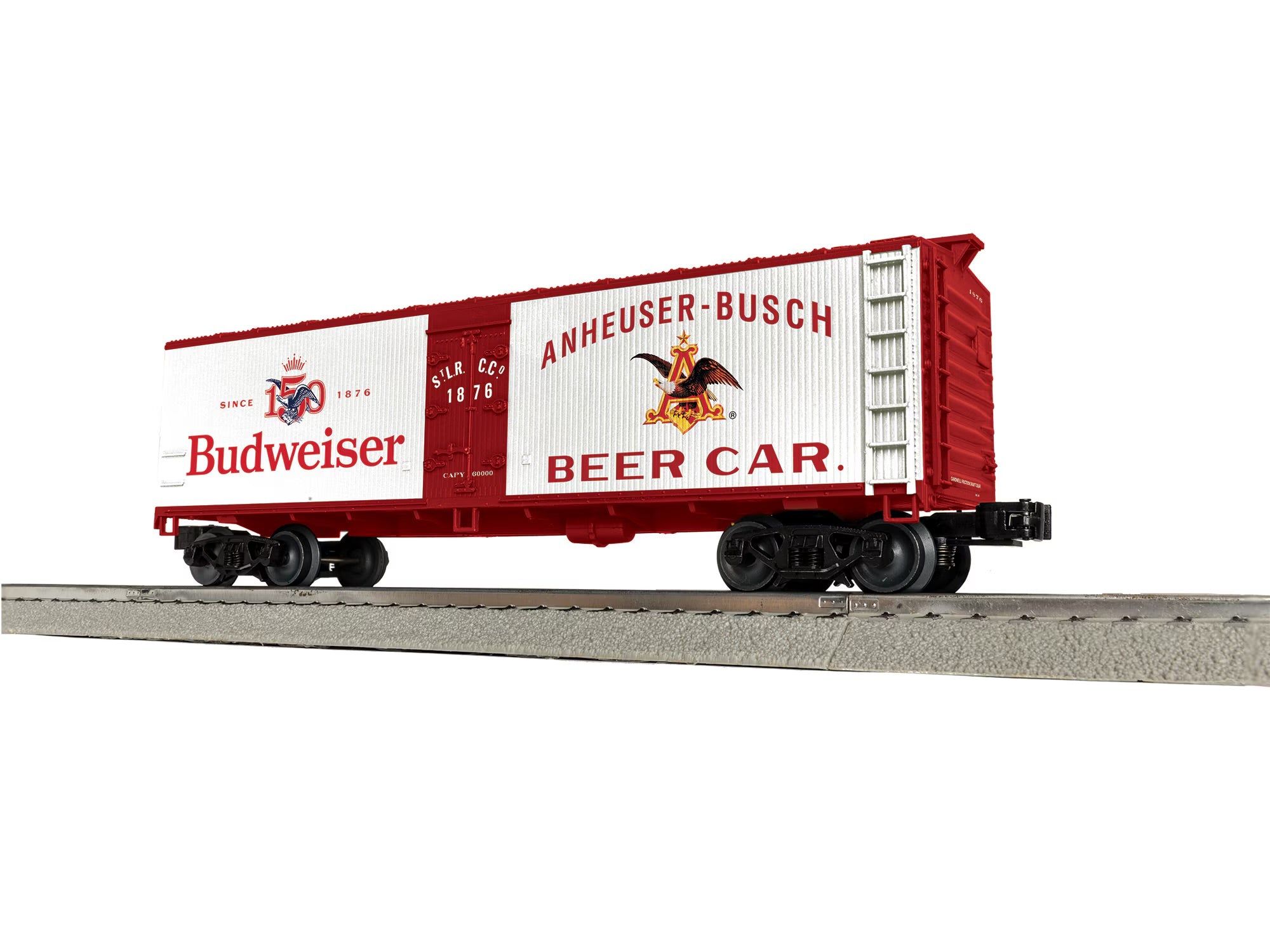 Budweiser 150th Anniversary Woodside Reefer #1876 | O Scale