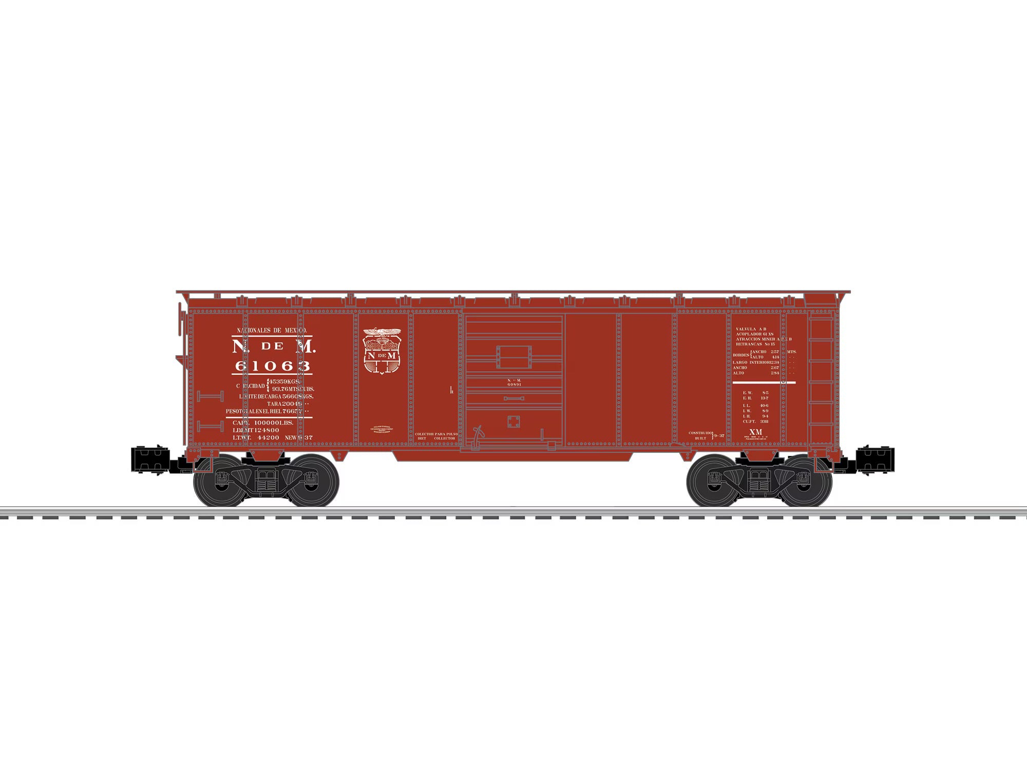 NdeM Steel Side Boxcar #60891 | O Scale