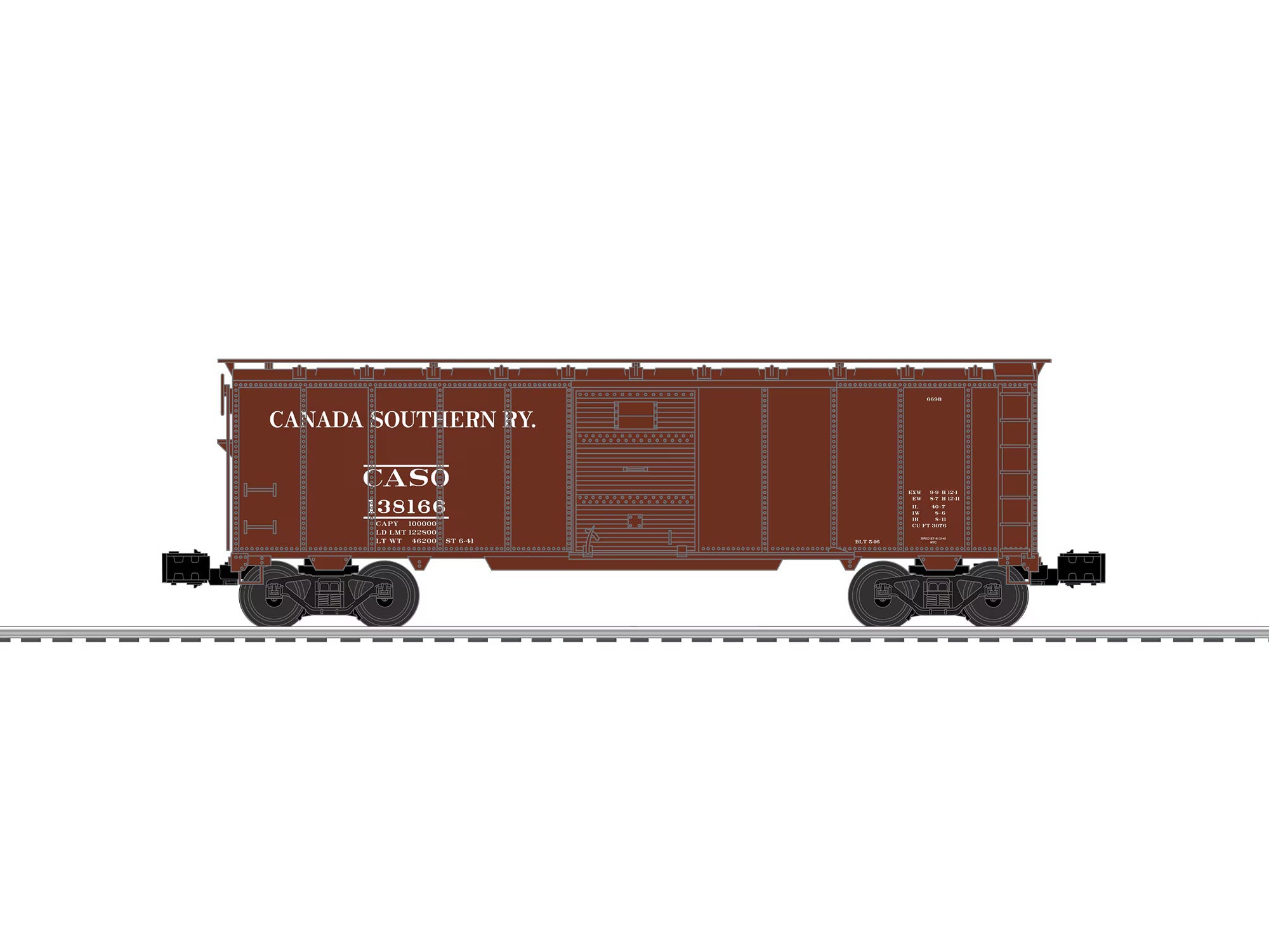 Canada Southern Steel Side Boxcar #138166 | O Scale